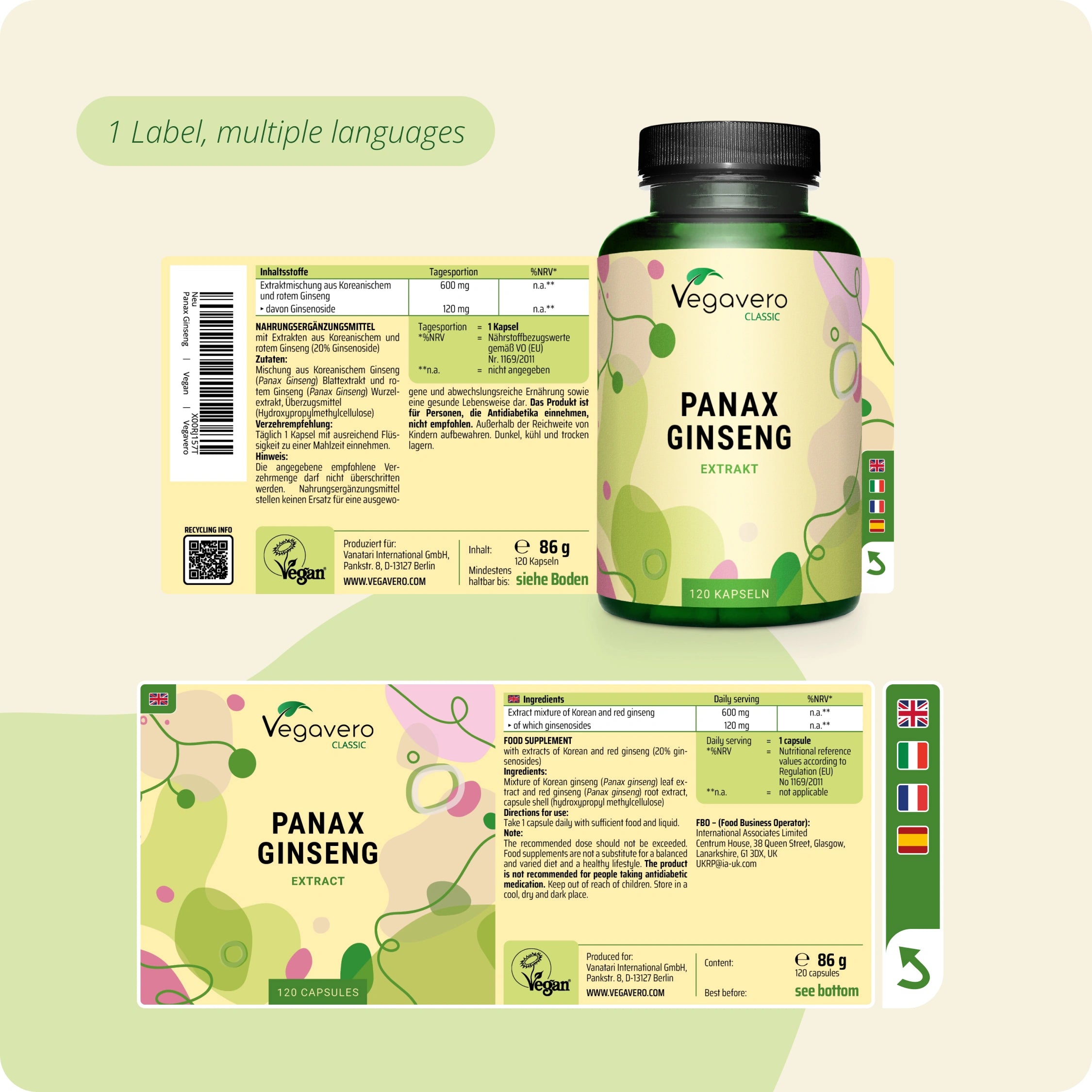 Panax Ginseng Extrait Gélules