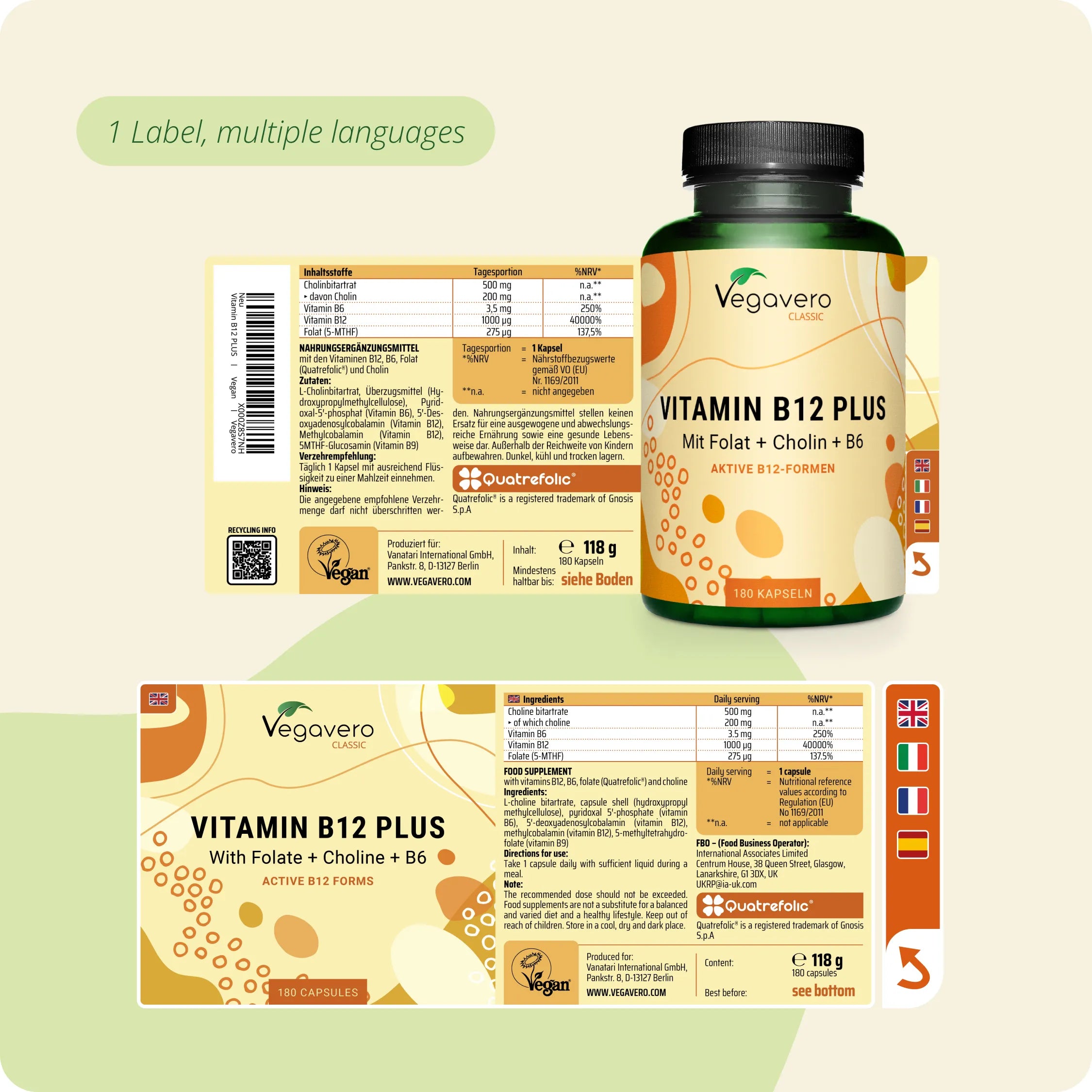 Vitamine B12 Plus Gélules