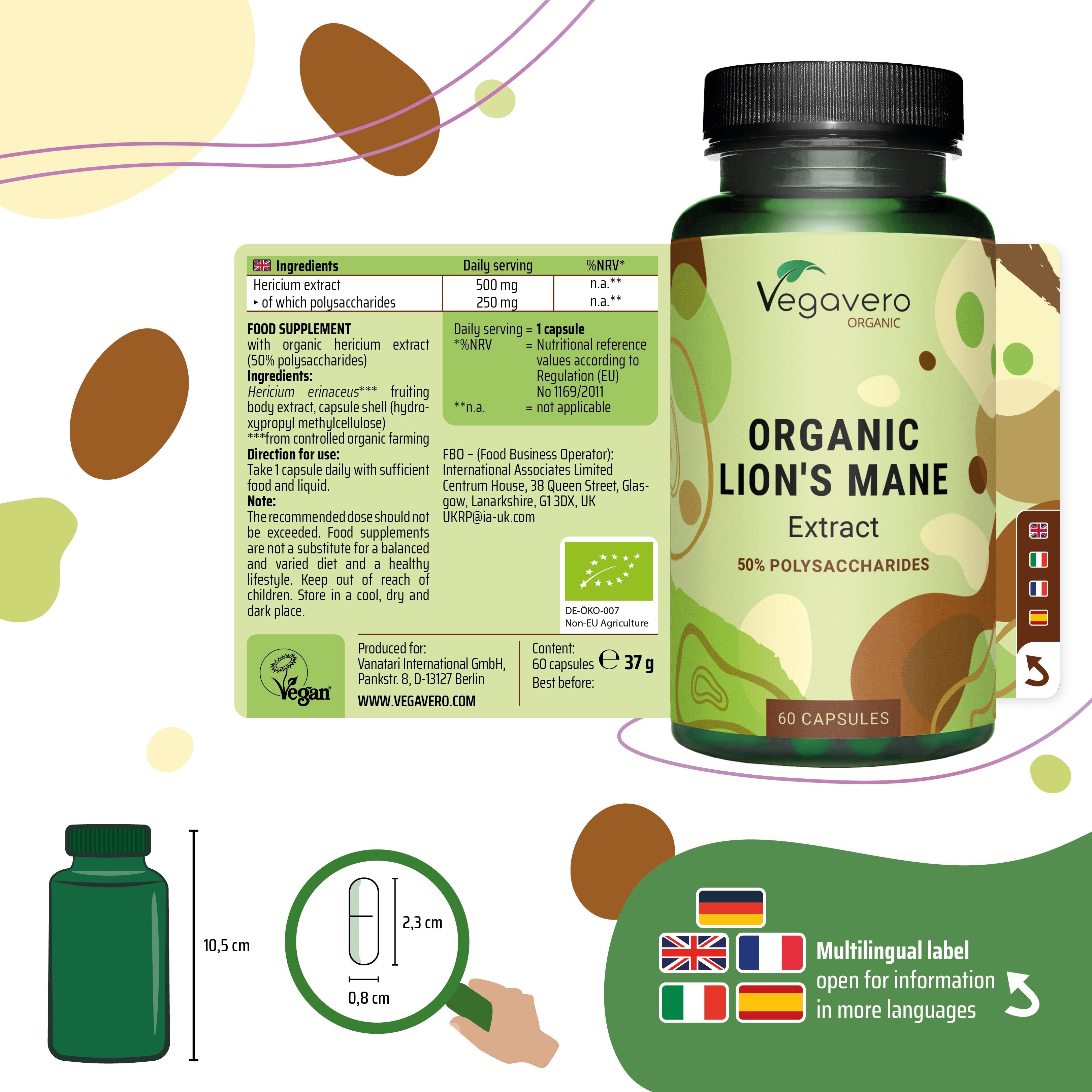 Crinière de Lion Gélules Bio