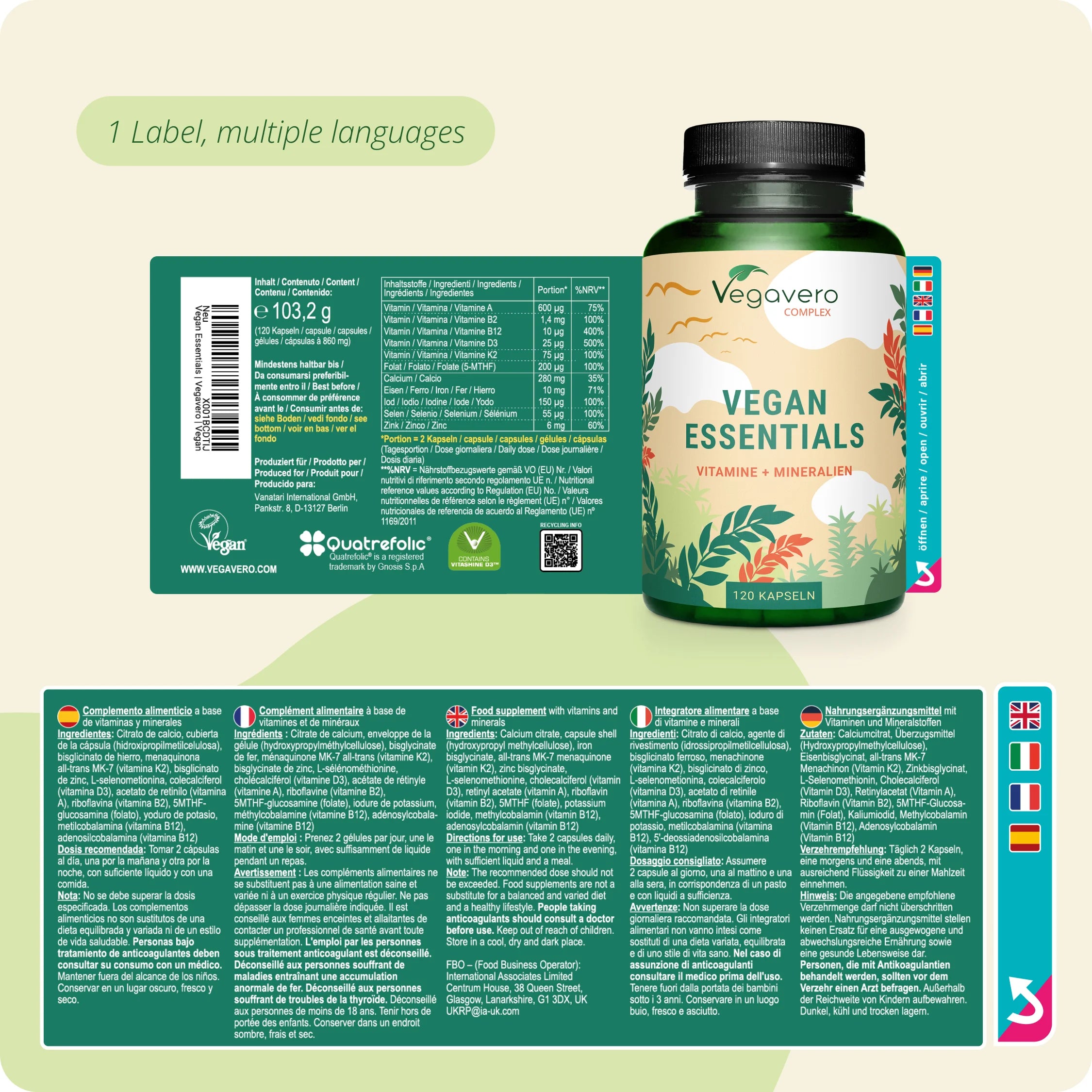 Vegan Essentials Complex Gélules