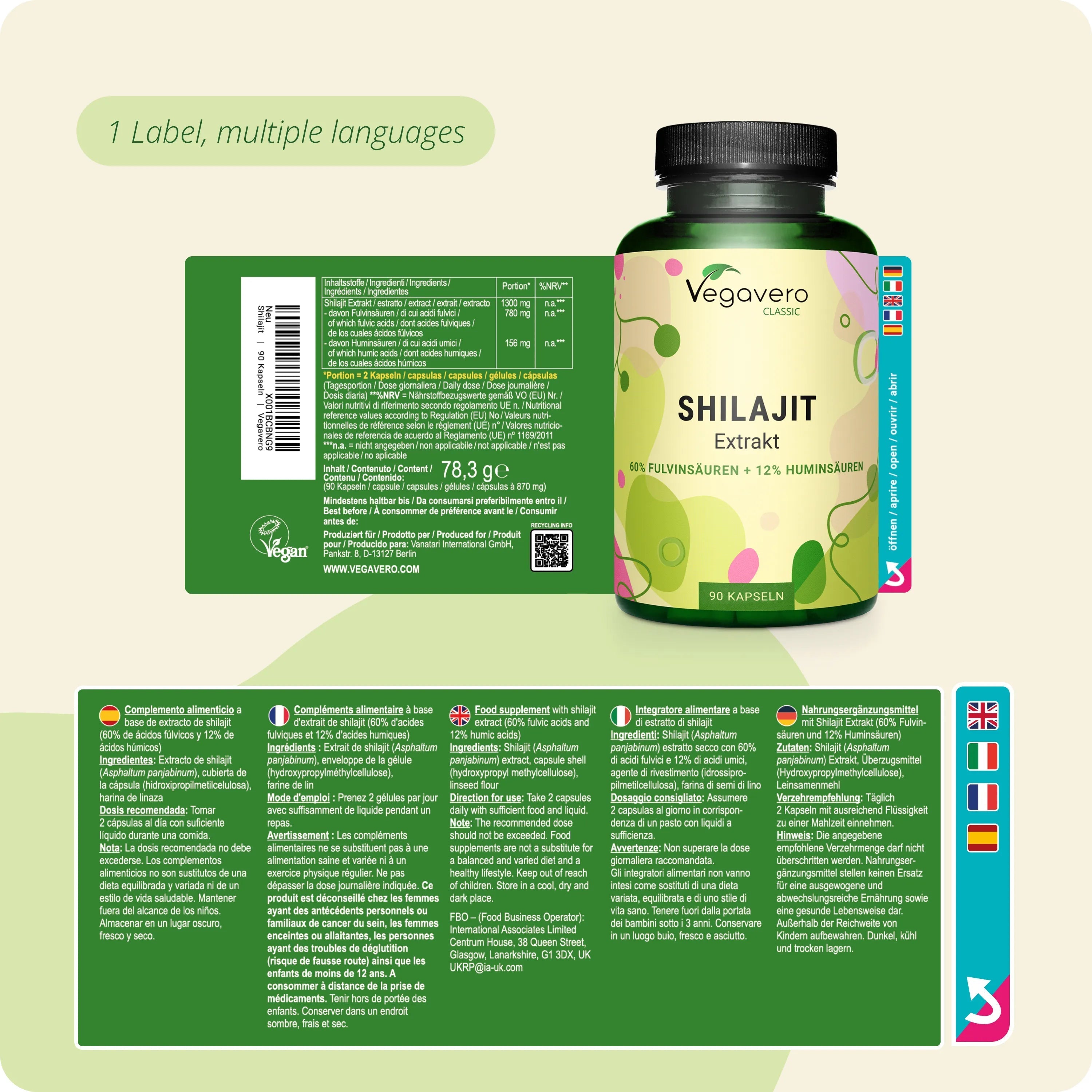 Shilajit Extrait Gélules
