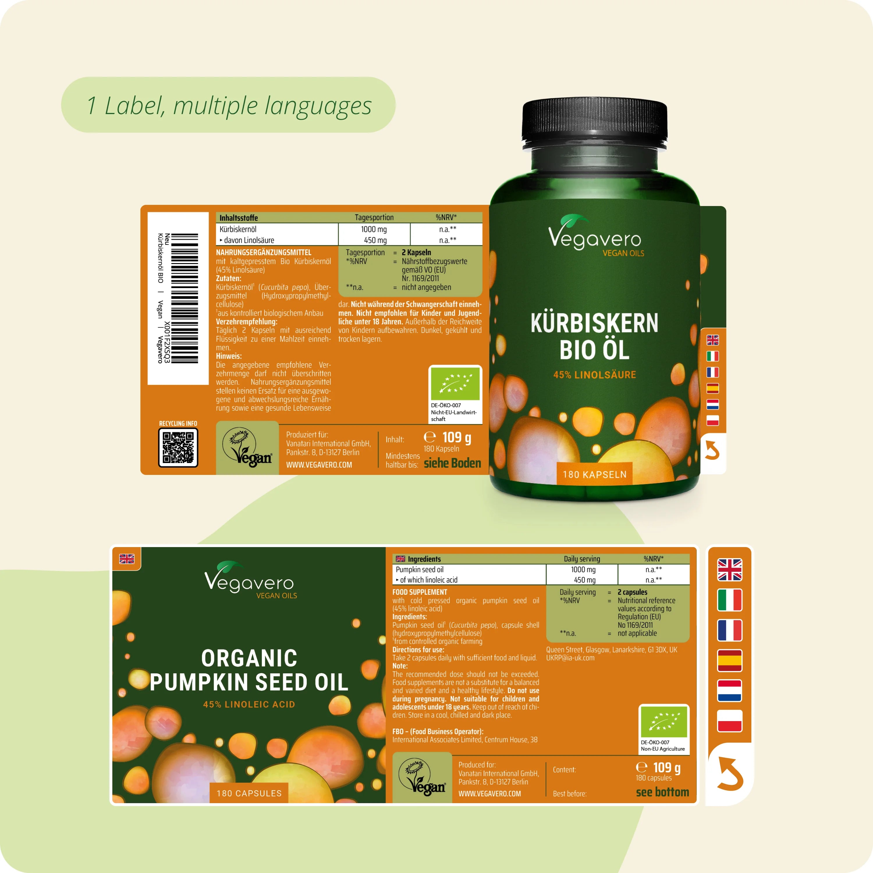 Huile de Graines de Courge Gélules Bio