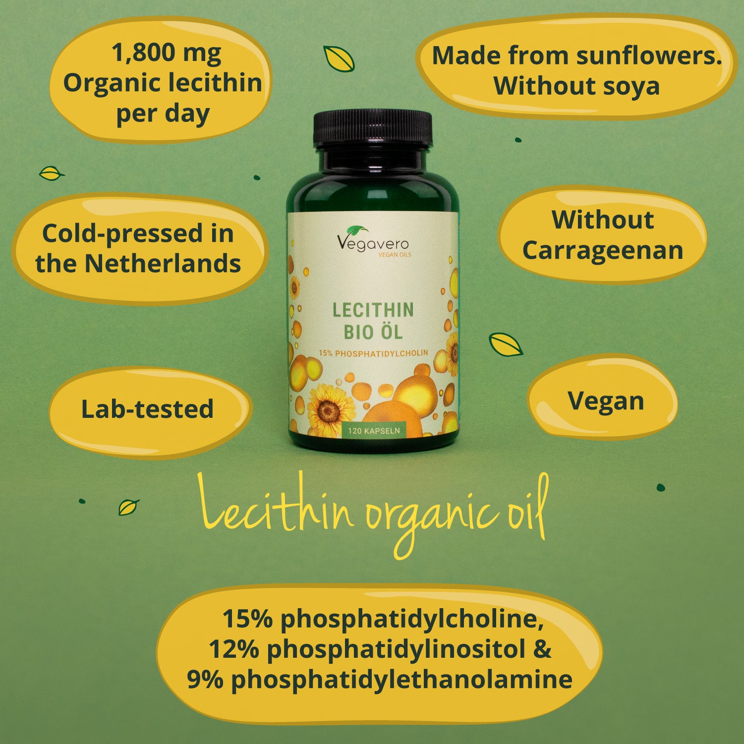 Lécithine Huile Gélules Bio
