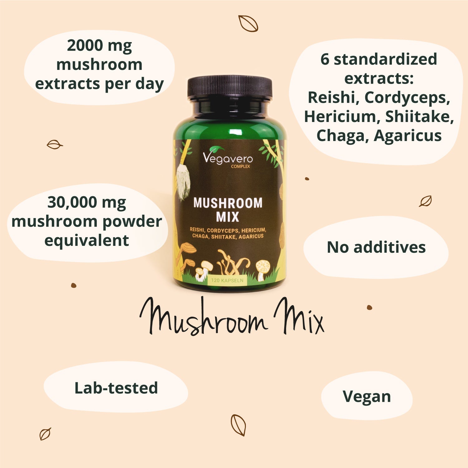 Mushroom Mix Complex Gélules