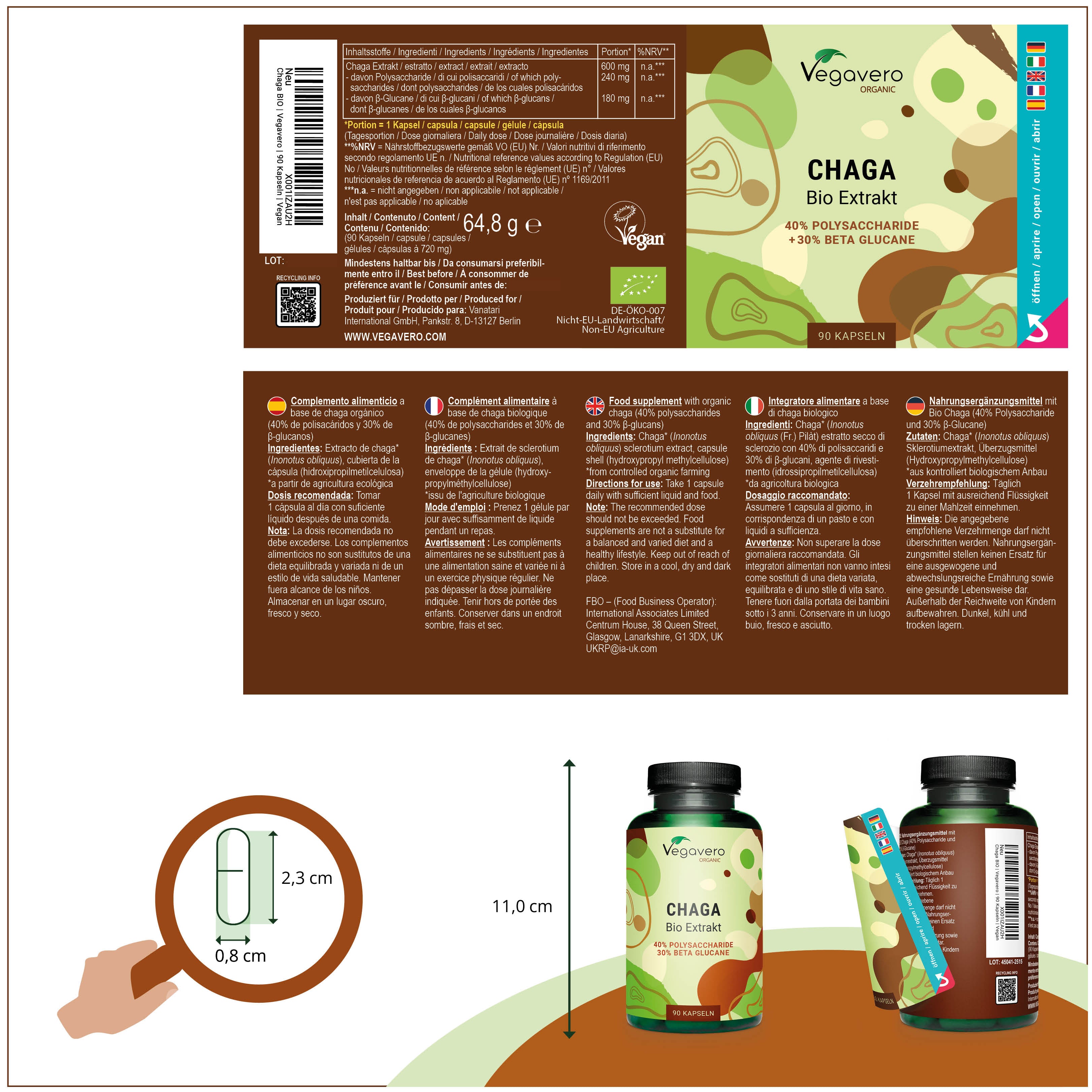 Chaga Extrait Gélules Bio