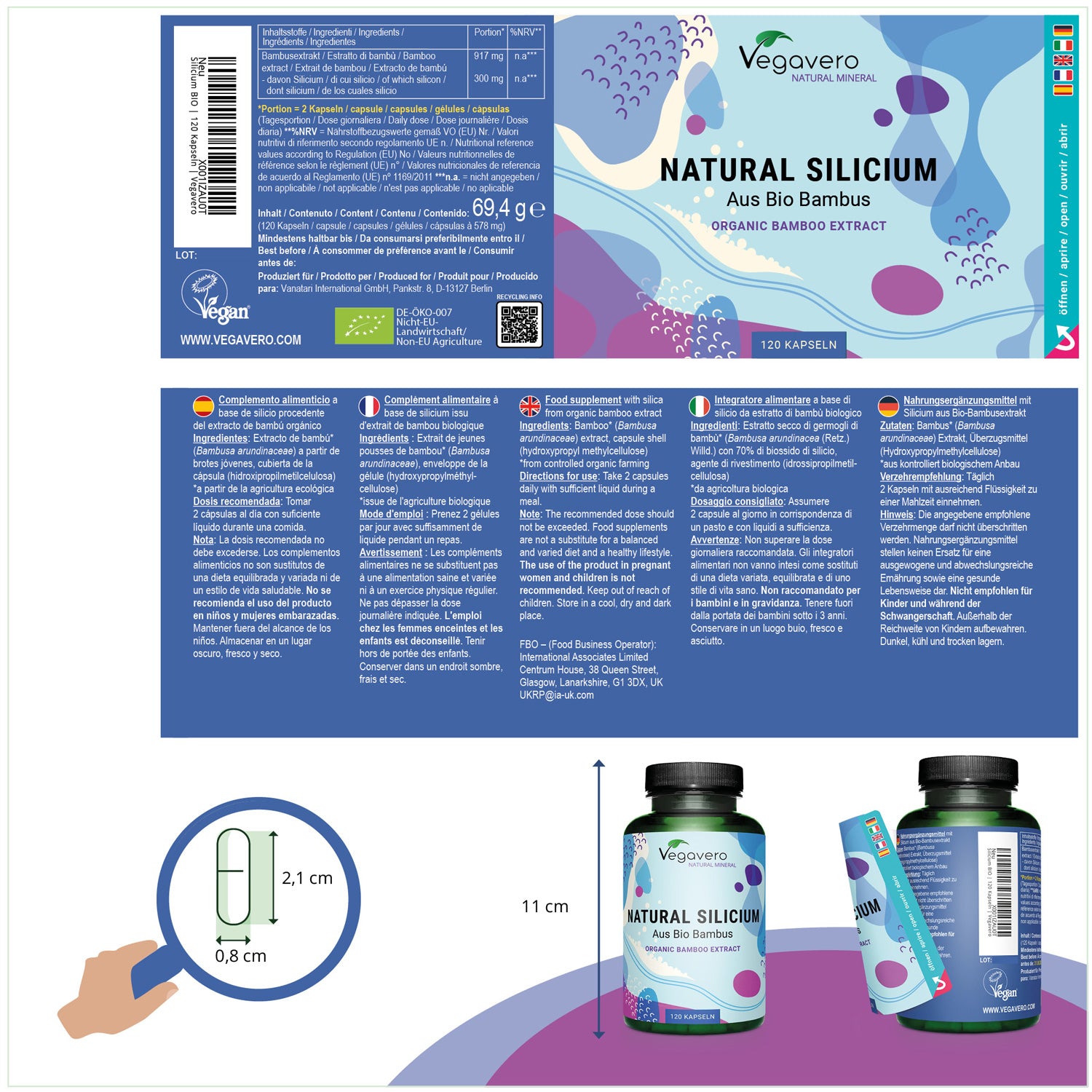 Silicium Naturel Gélules Bio