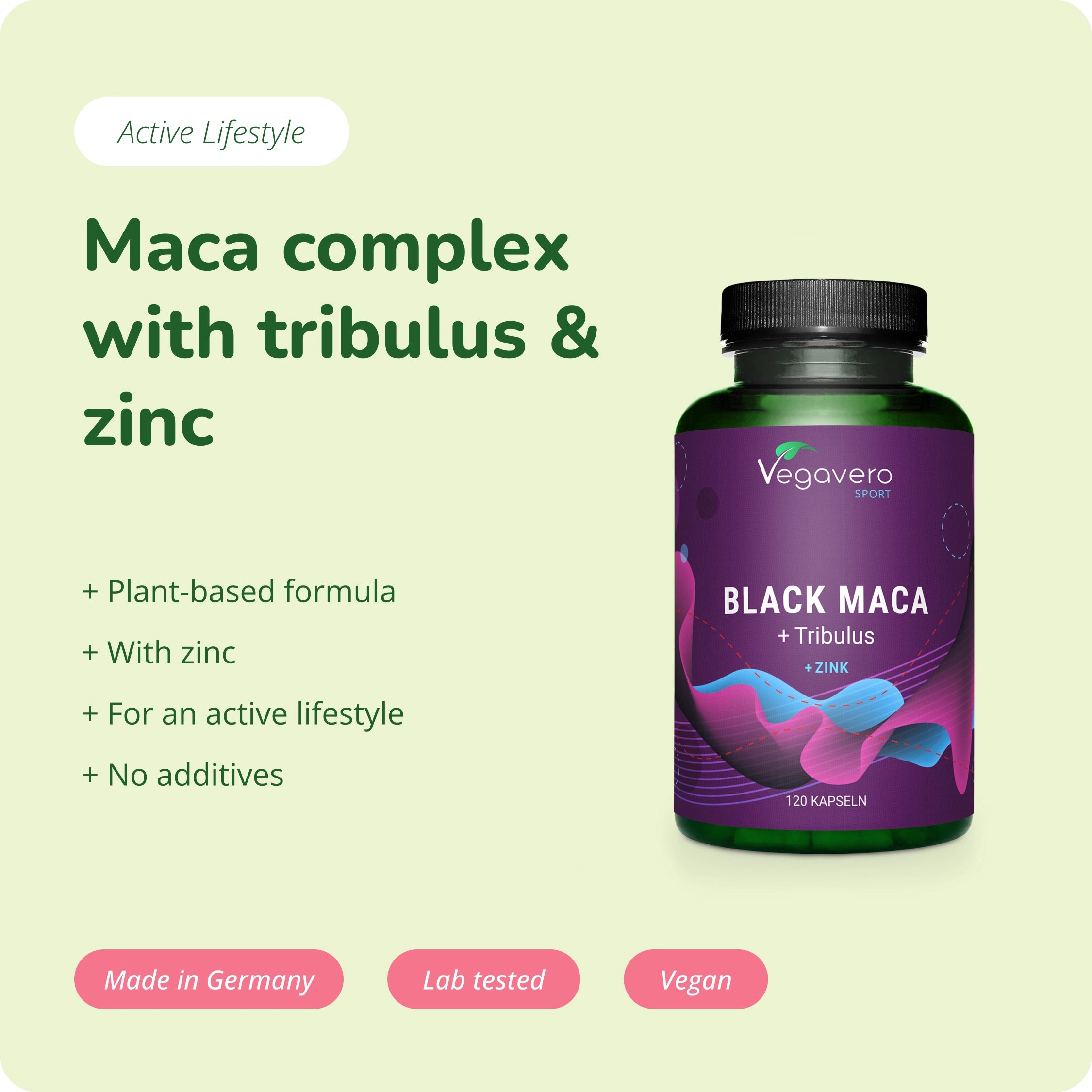 Maca Noire + Tribulus Gélules