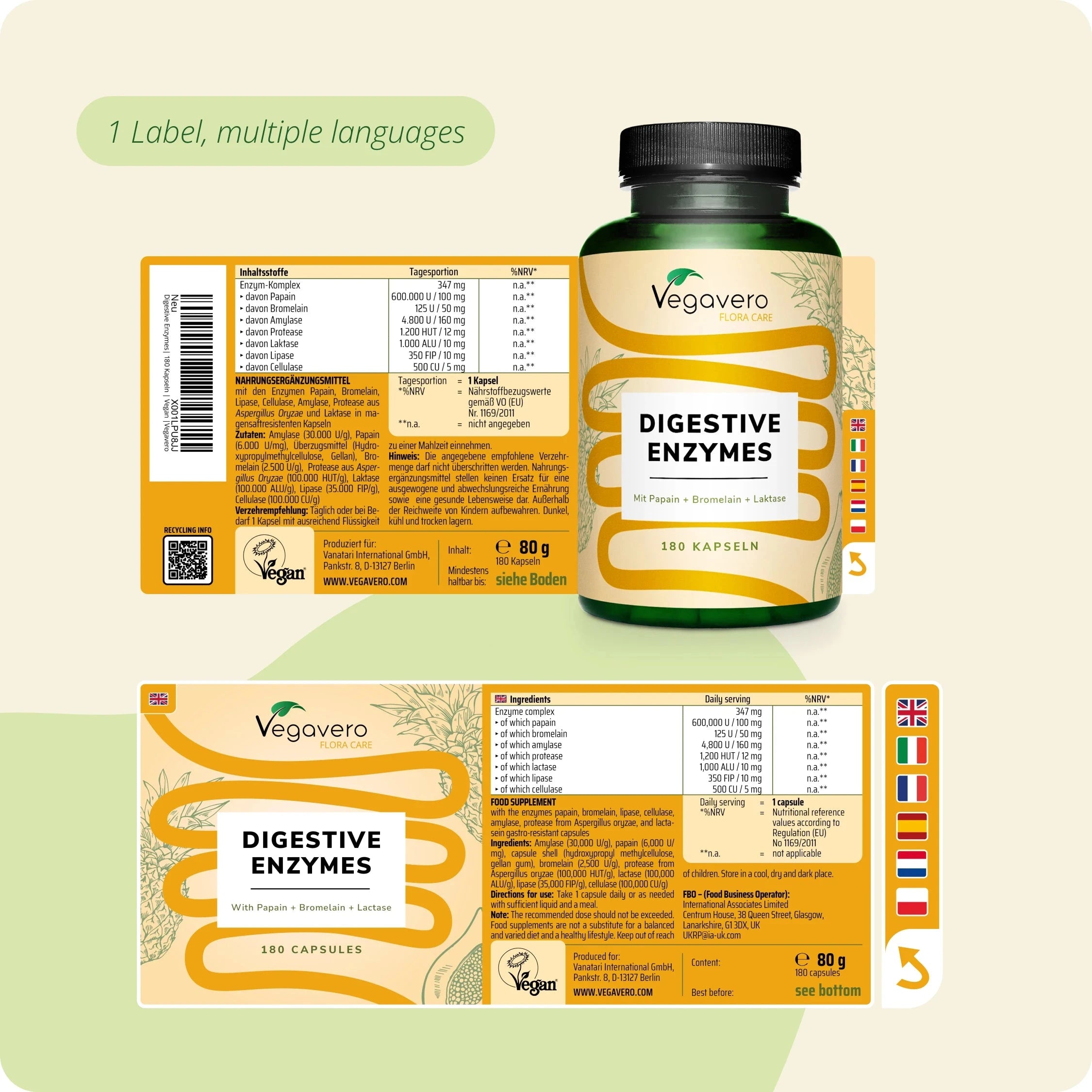 Enzymes Digestives Complex Gélules