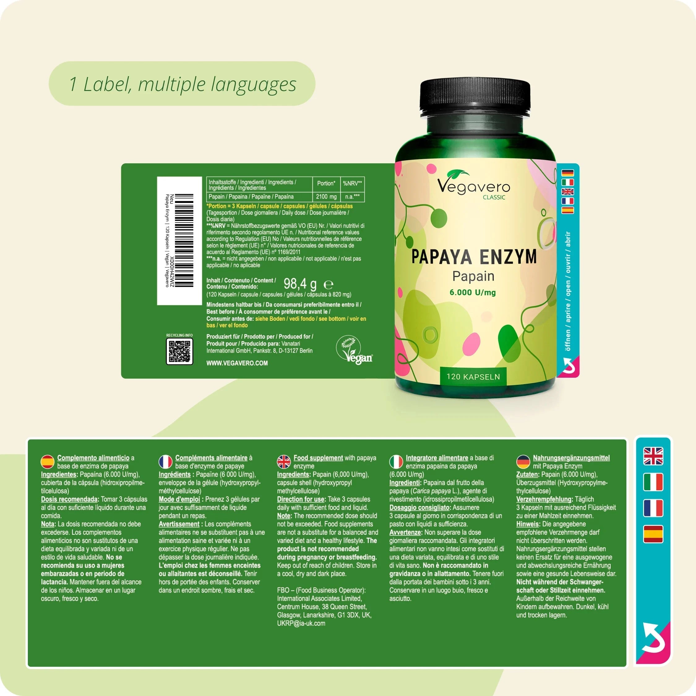 Papaye Enzymes Gélules
