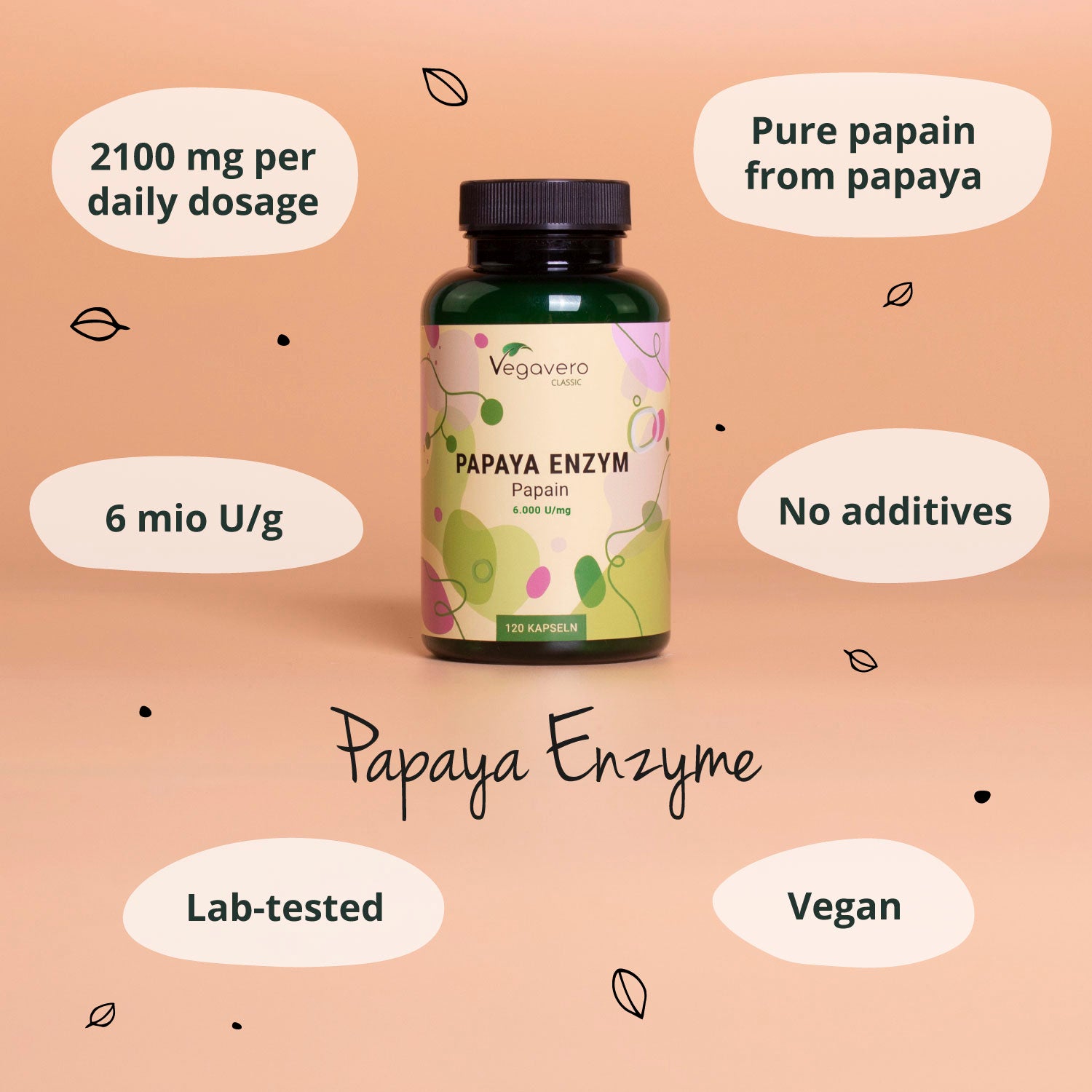 Papaye Enzymes Gélules