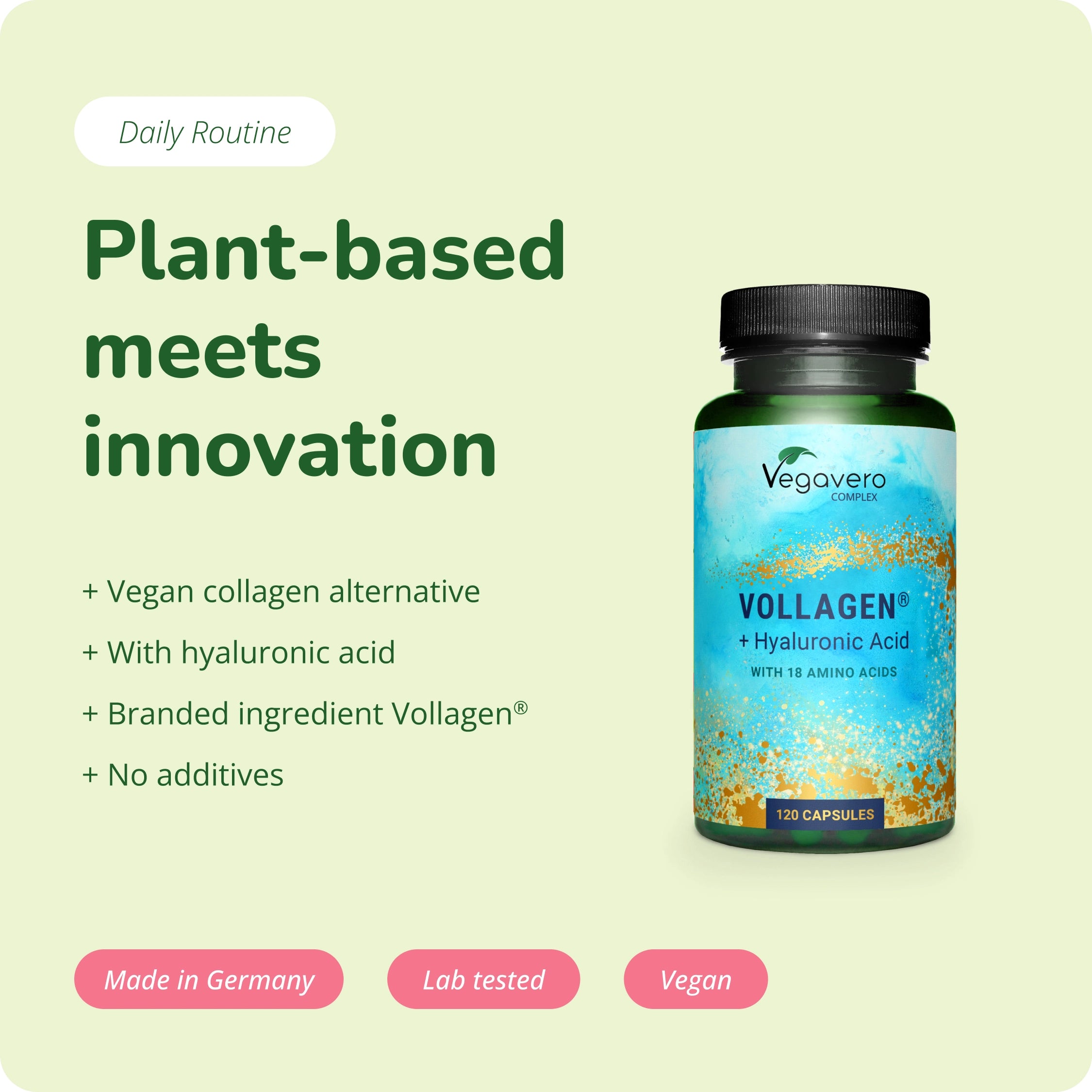 Vollagen + Acide Hyaluronique Complex Gélules