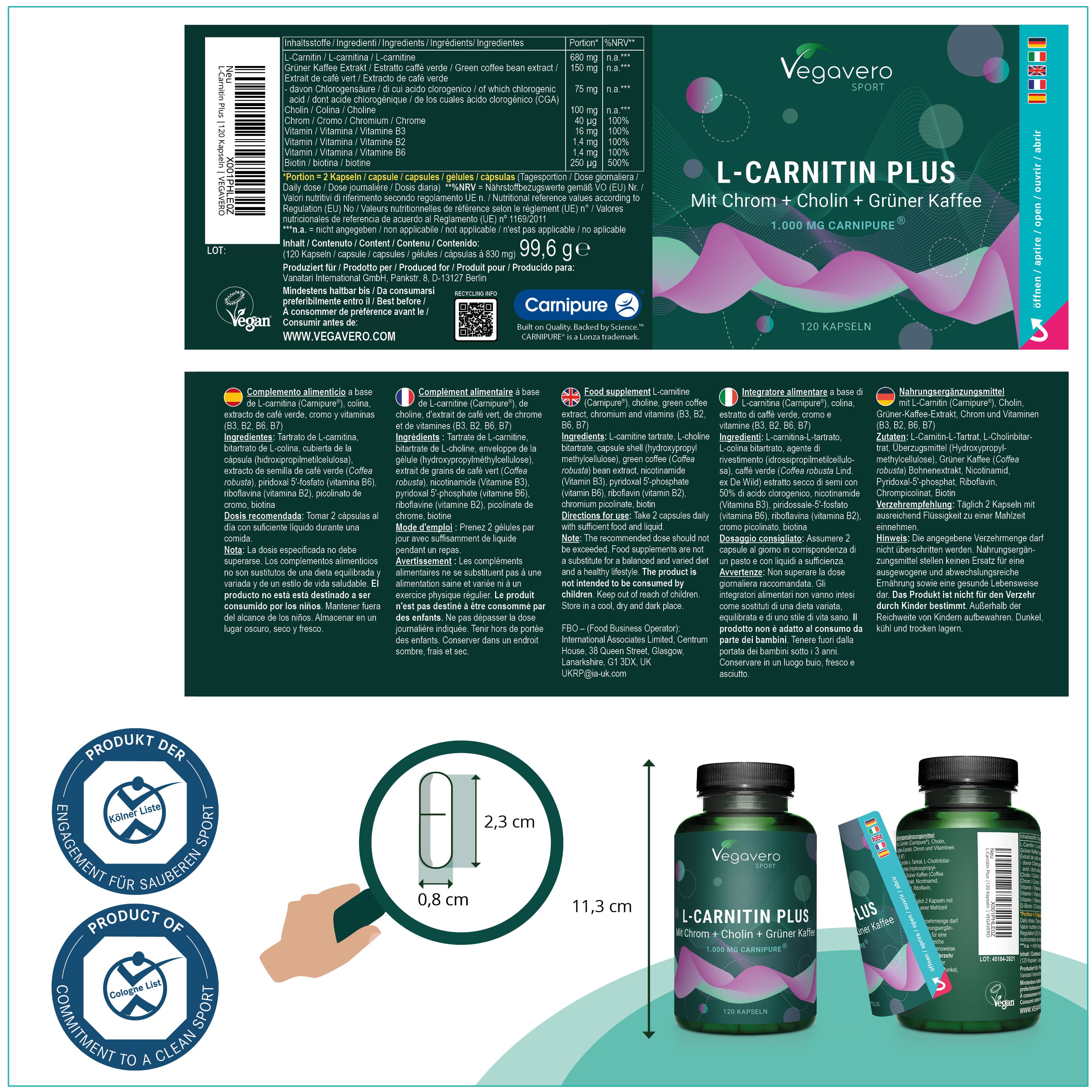 L-Carnitine Plus Gélules