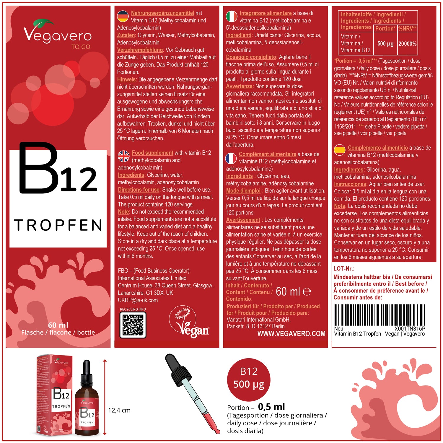 Vitamine B12 en Gouttes