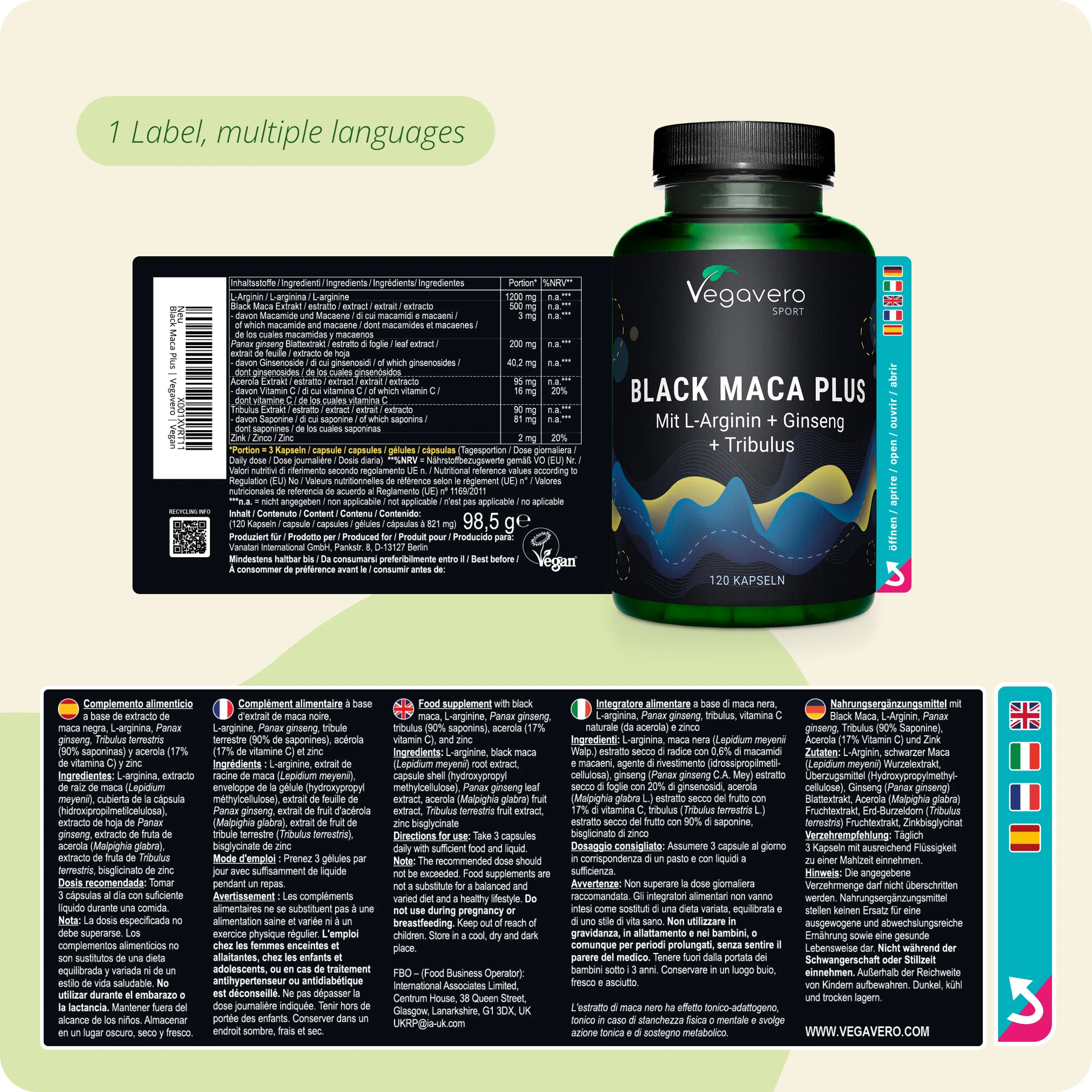 Maca Noire Plus Gélules