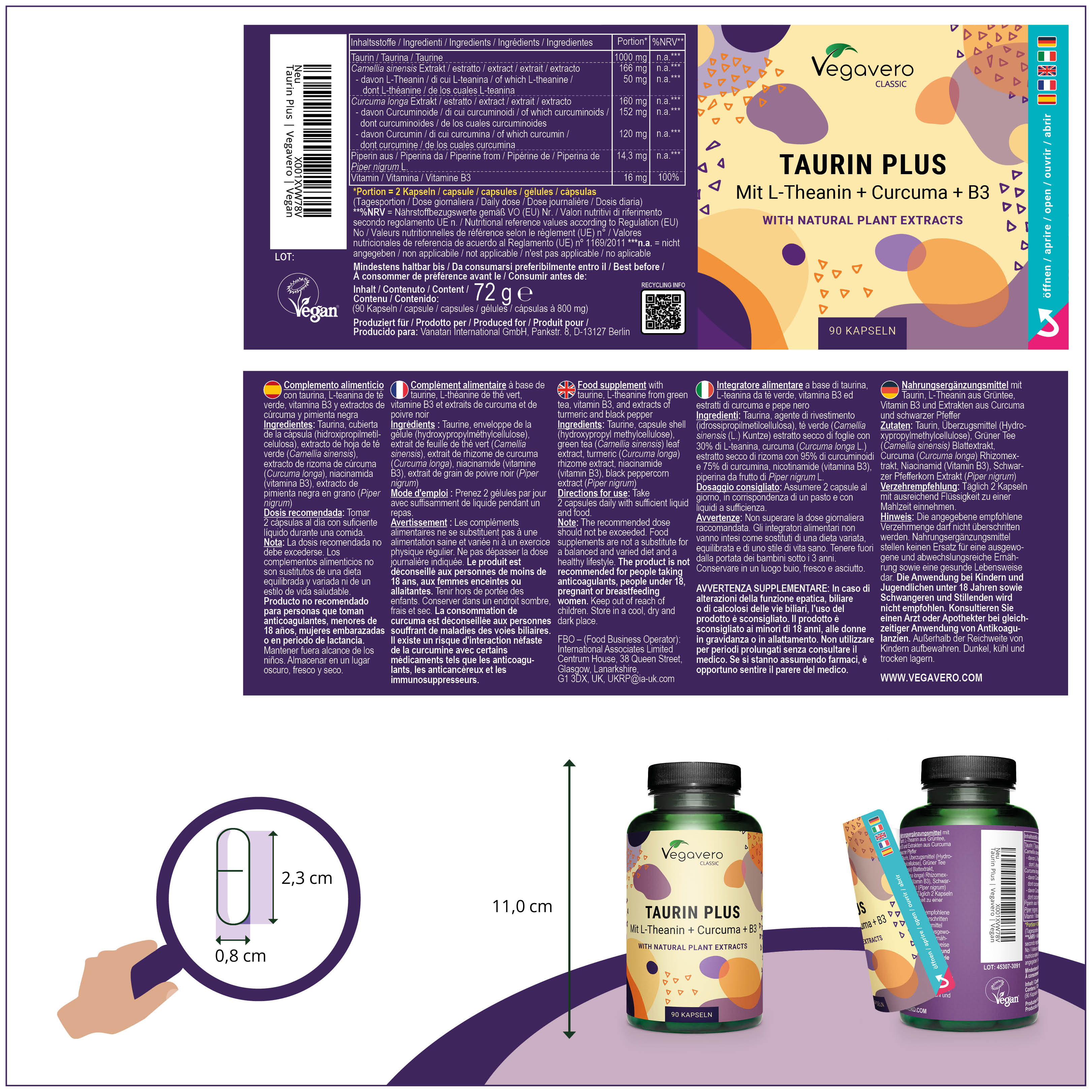 Taurine Plus Gélules