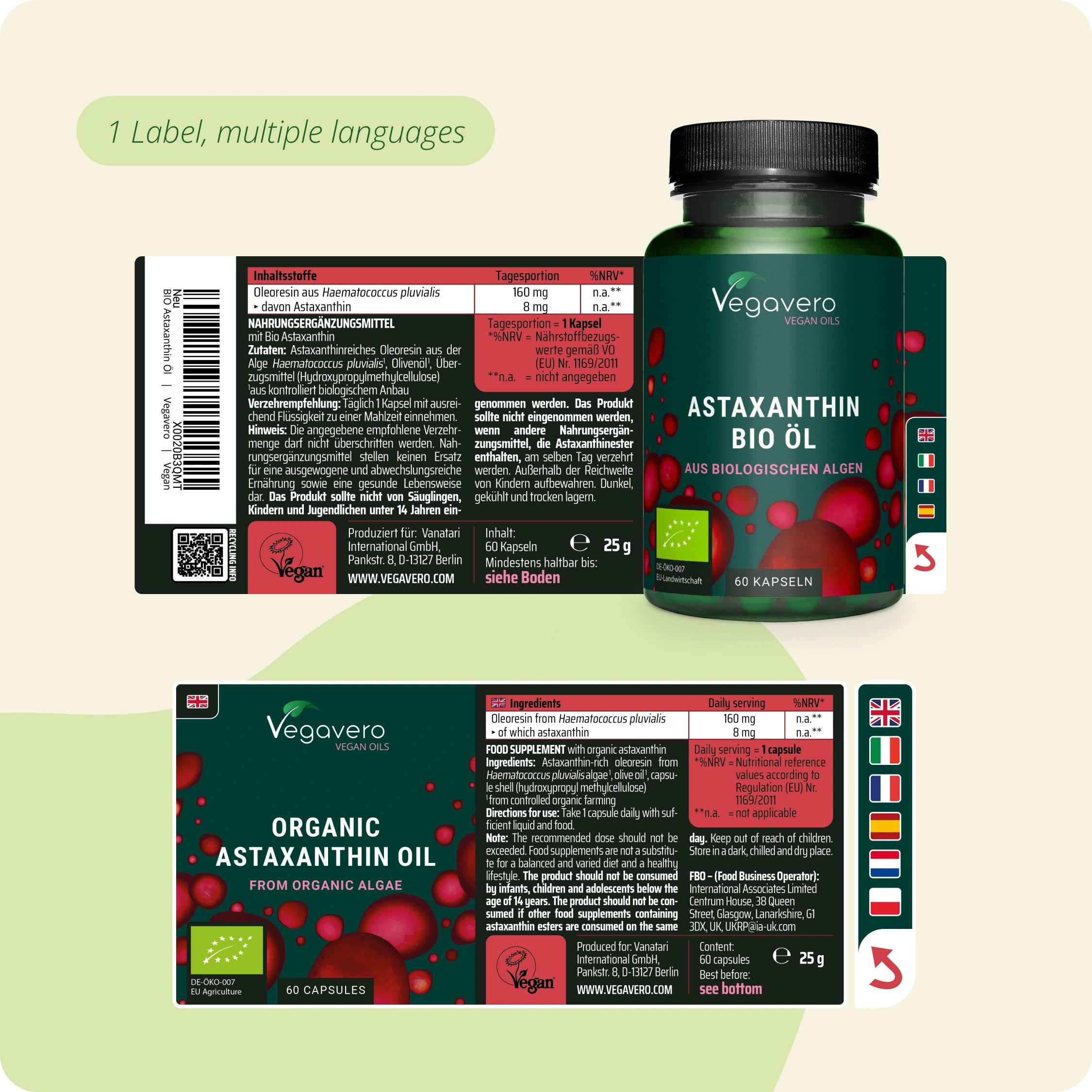 Astaxanthine Huile Gélules Bio