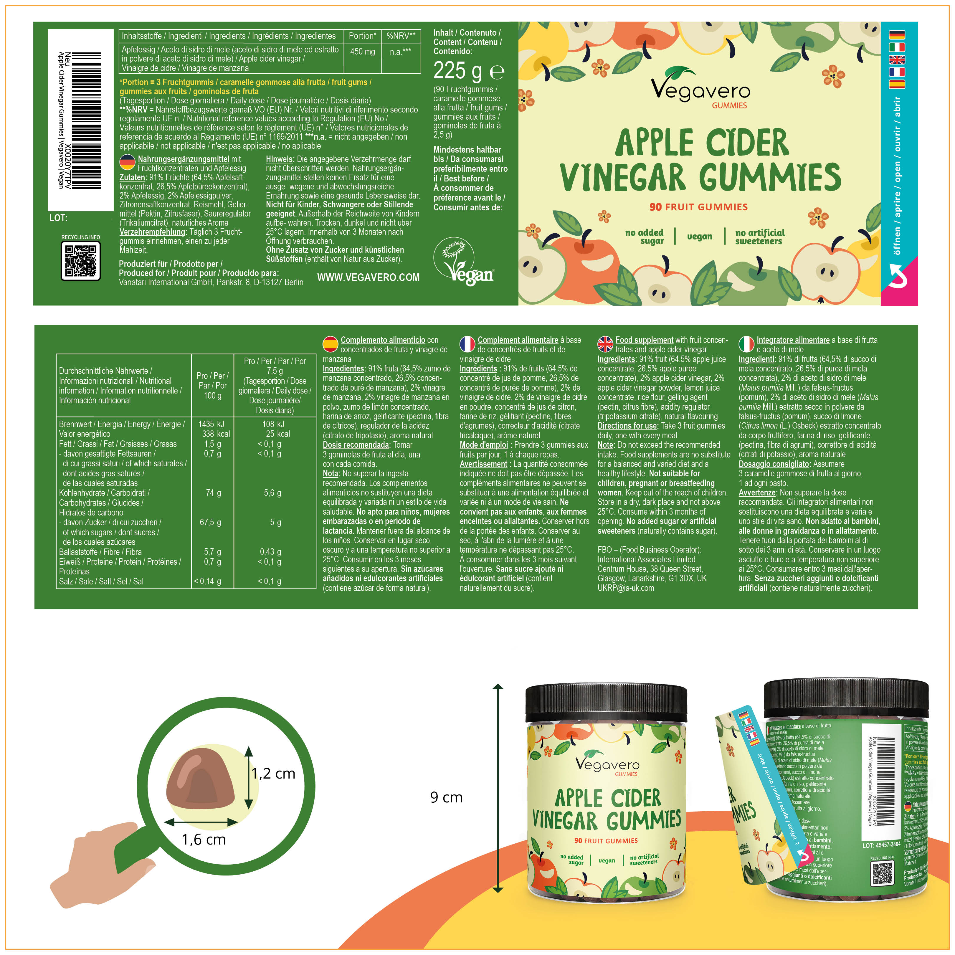 Vinaigre de Cidre Gummies