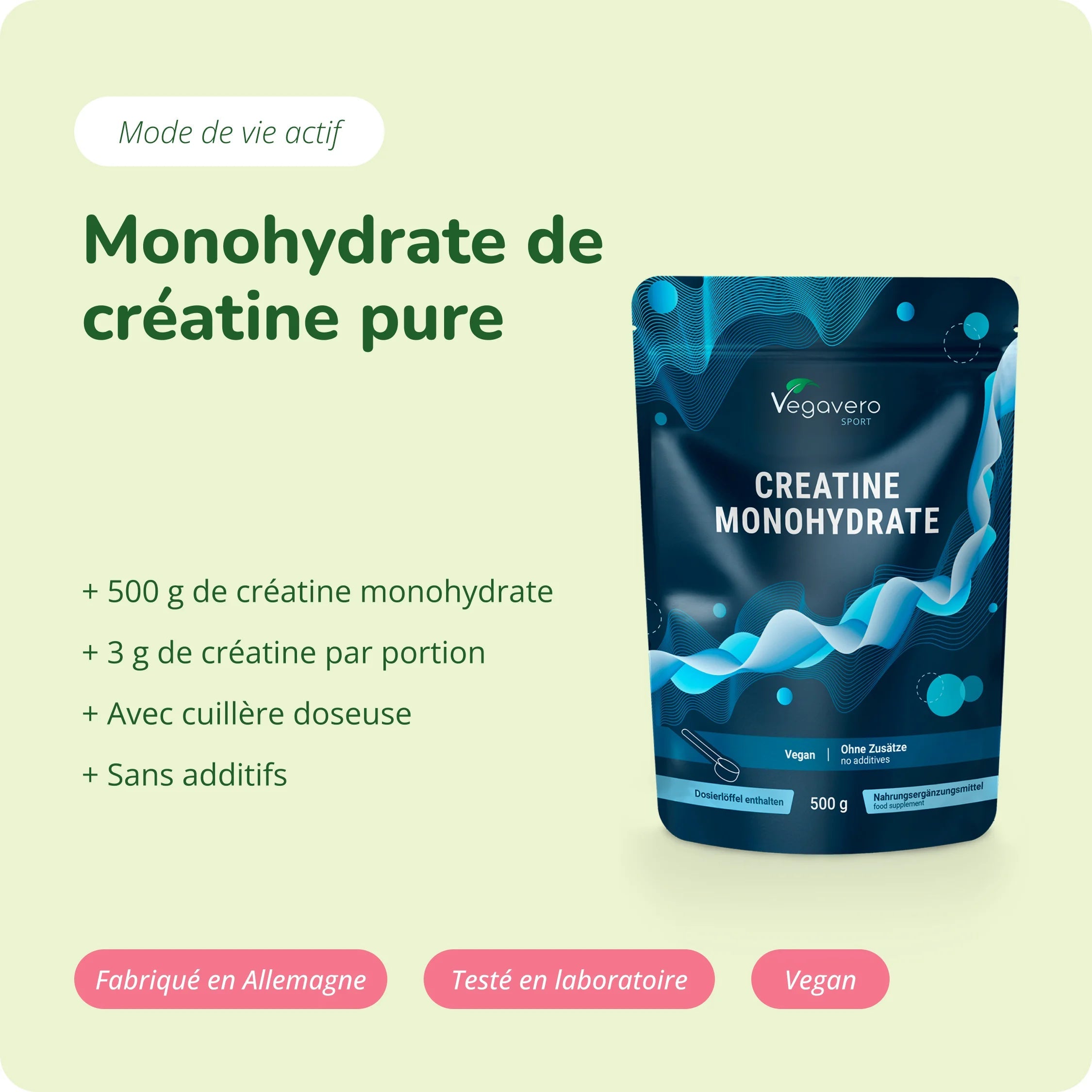 Créatine Monohydrate en Poudre