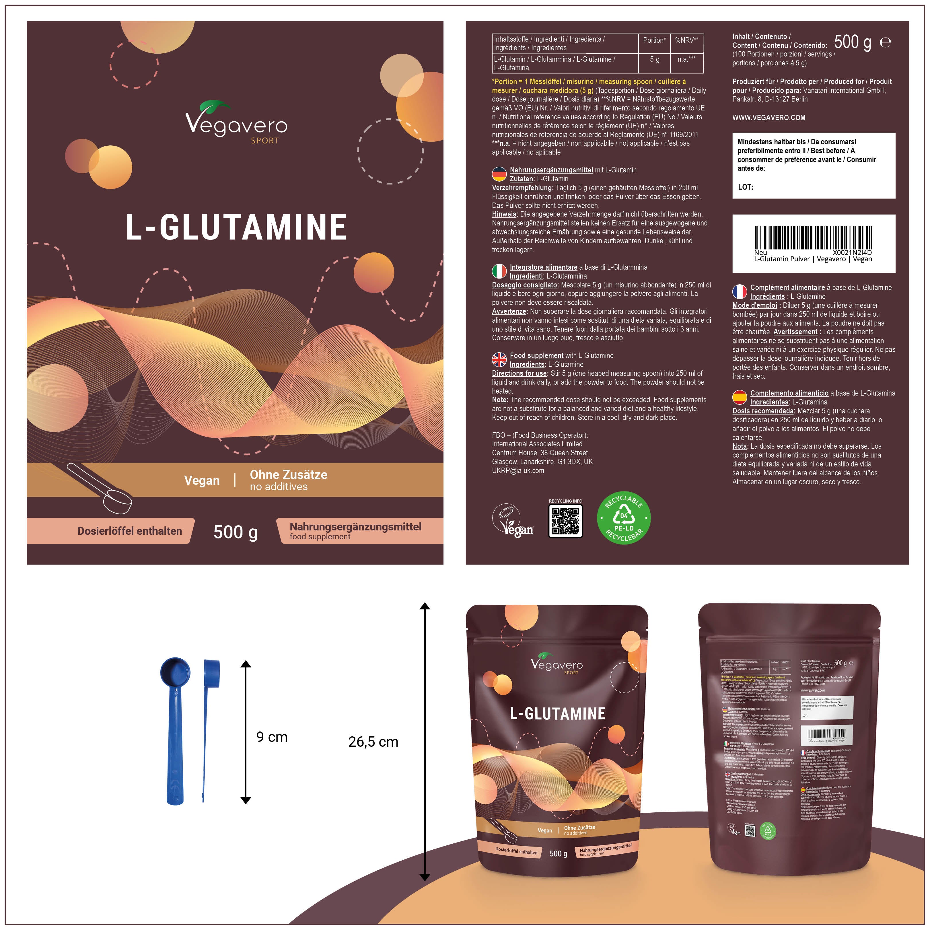 L-Glutamine en Poudre