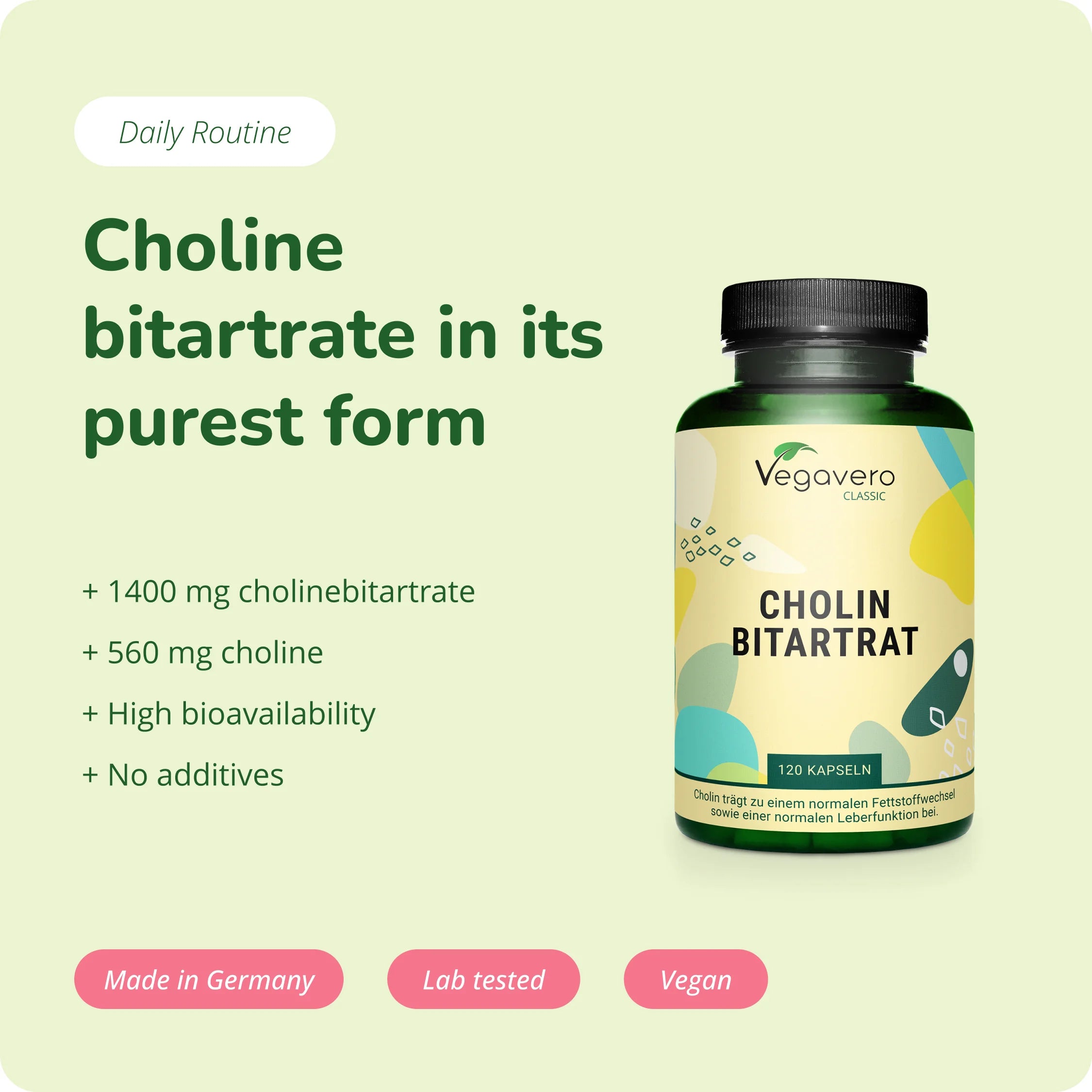 Choline Bitartrate Gélules