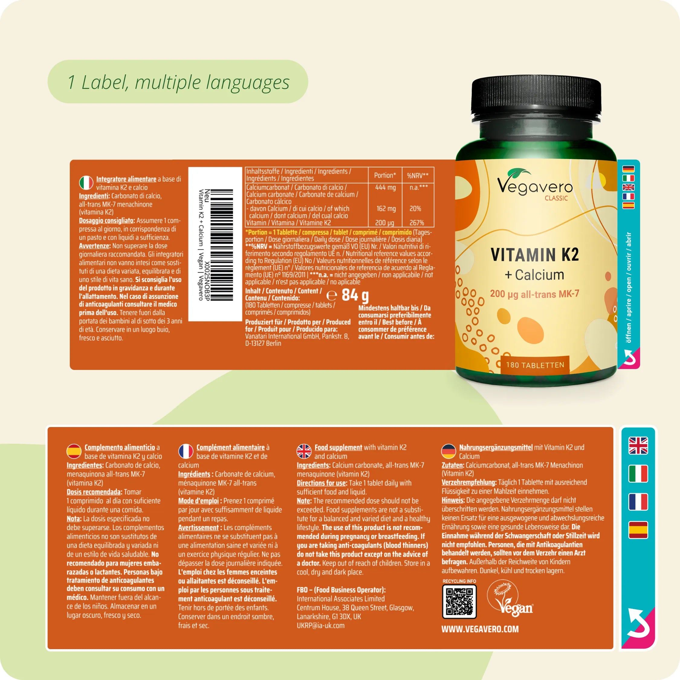 Vitamine K2 Comprimés