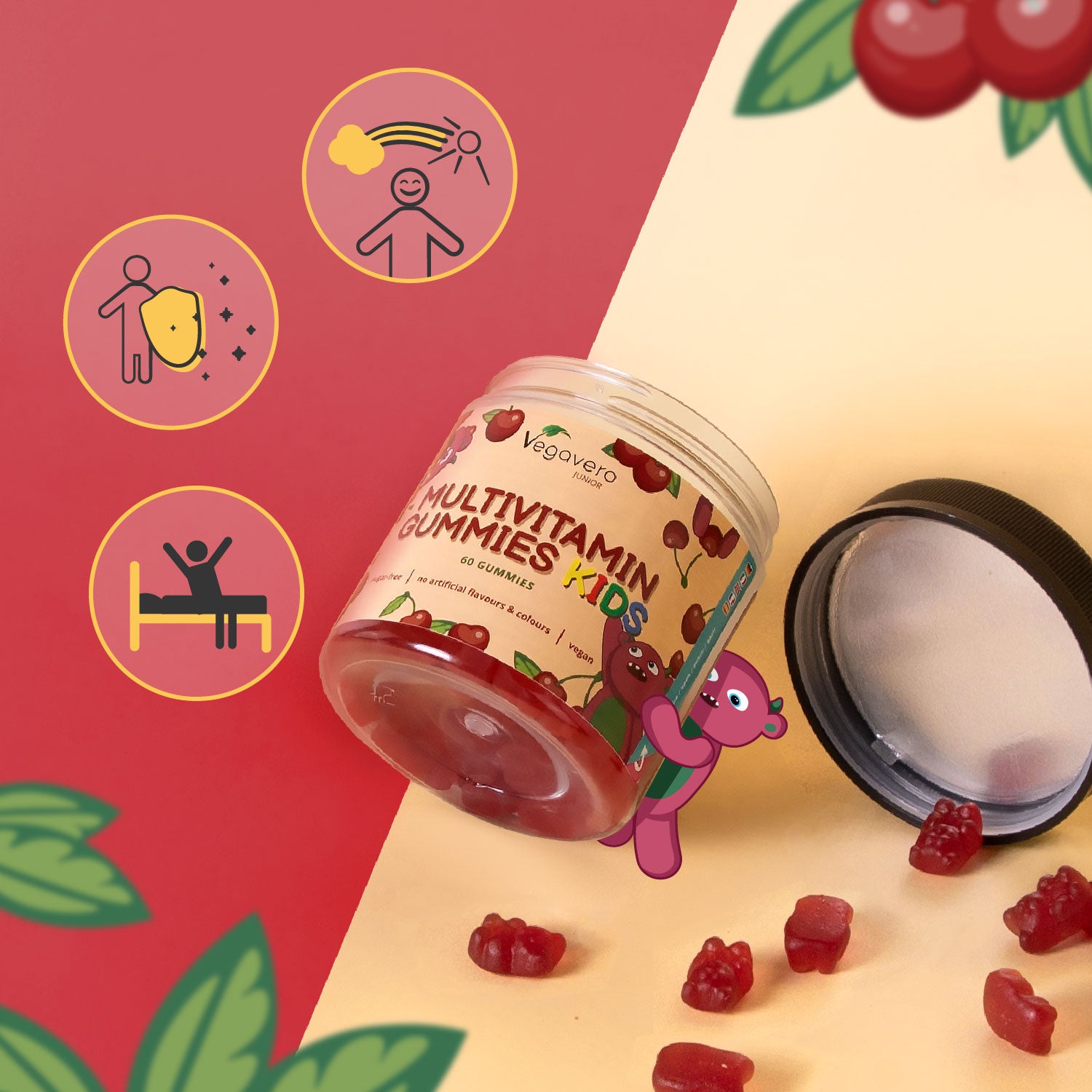Multivitaminées Junior Gommes