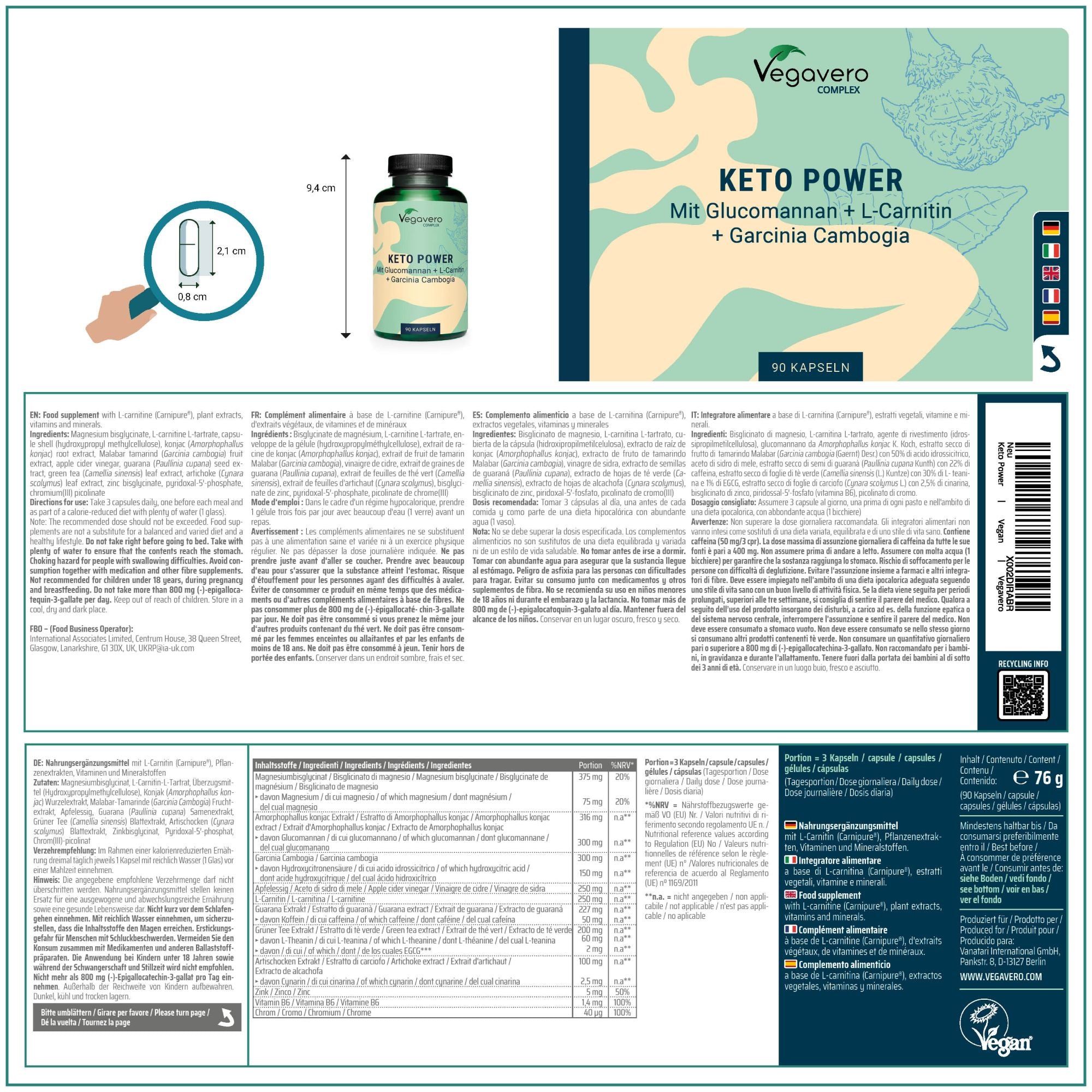 Keto Power Complex Gélules
