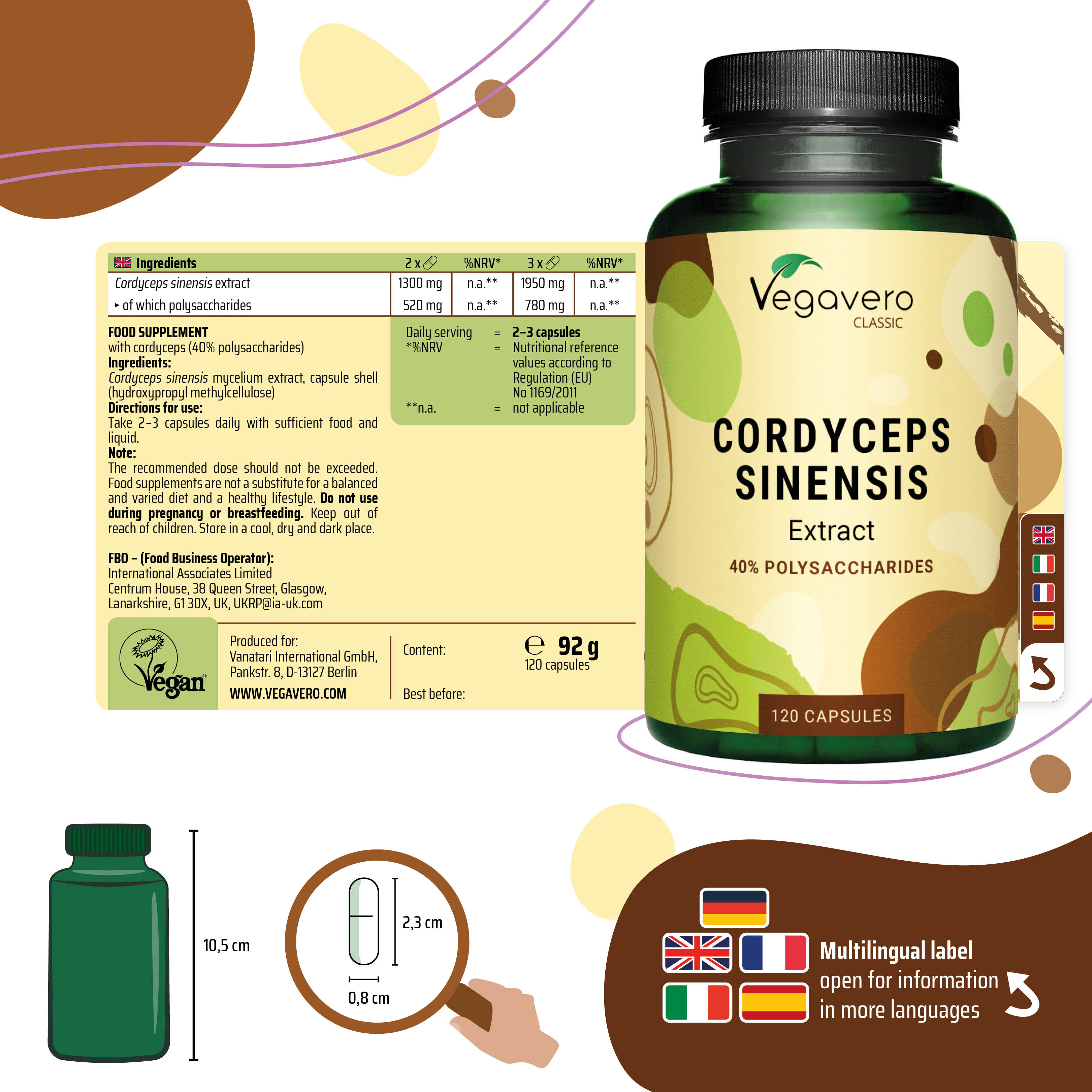 Cordyceps Sinensis Extrait Gélules