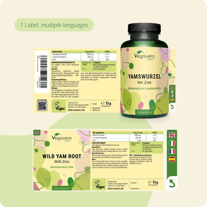 Igname Sauvage + Zinc Gélules