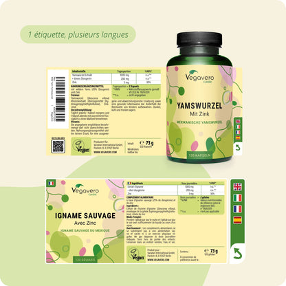 Igname Sauvage + Zinc Gélules