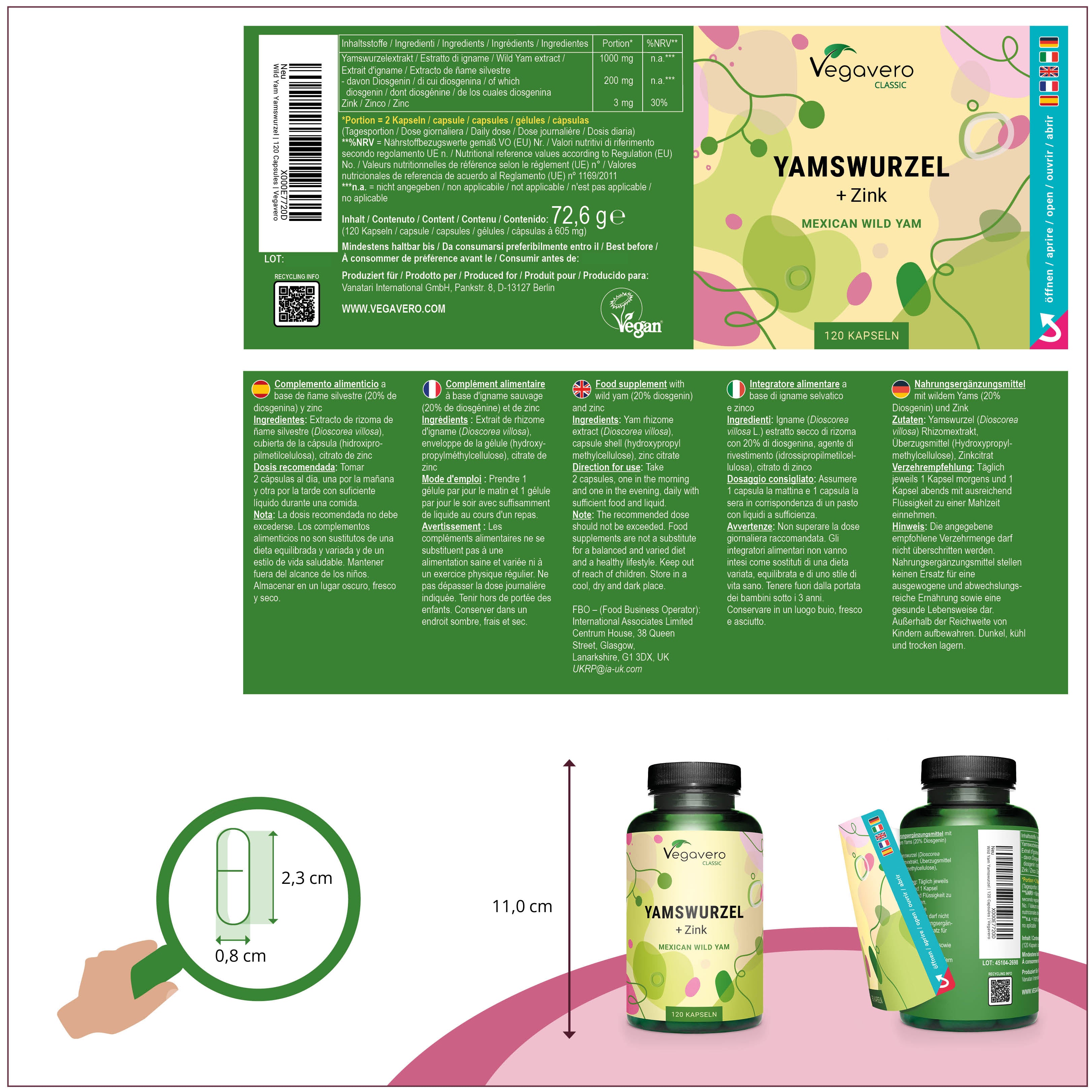 Igname Sauvage + Zinc Gélules