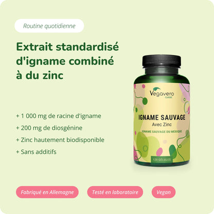 Igname Sauvage + Zinc Gélules