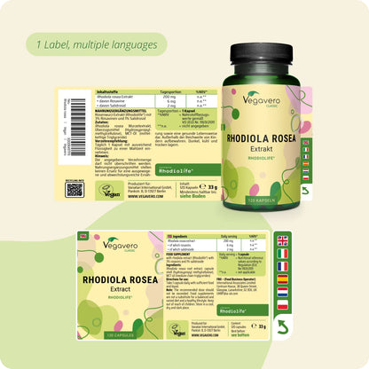 Rhodiola Rosea Extrait Gélules