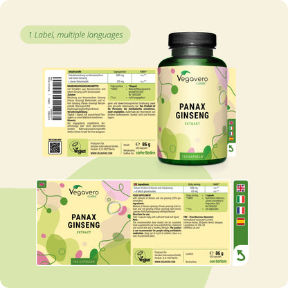 Panax Ginseng Extrait Gélules