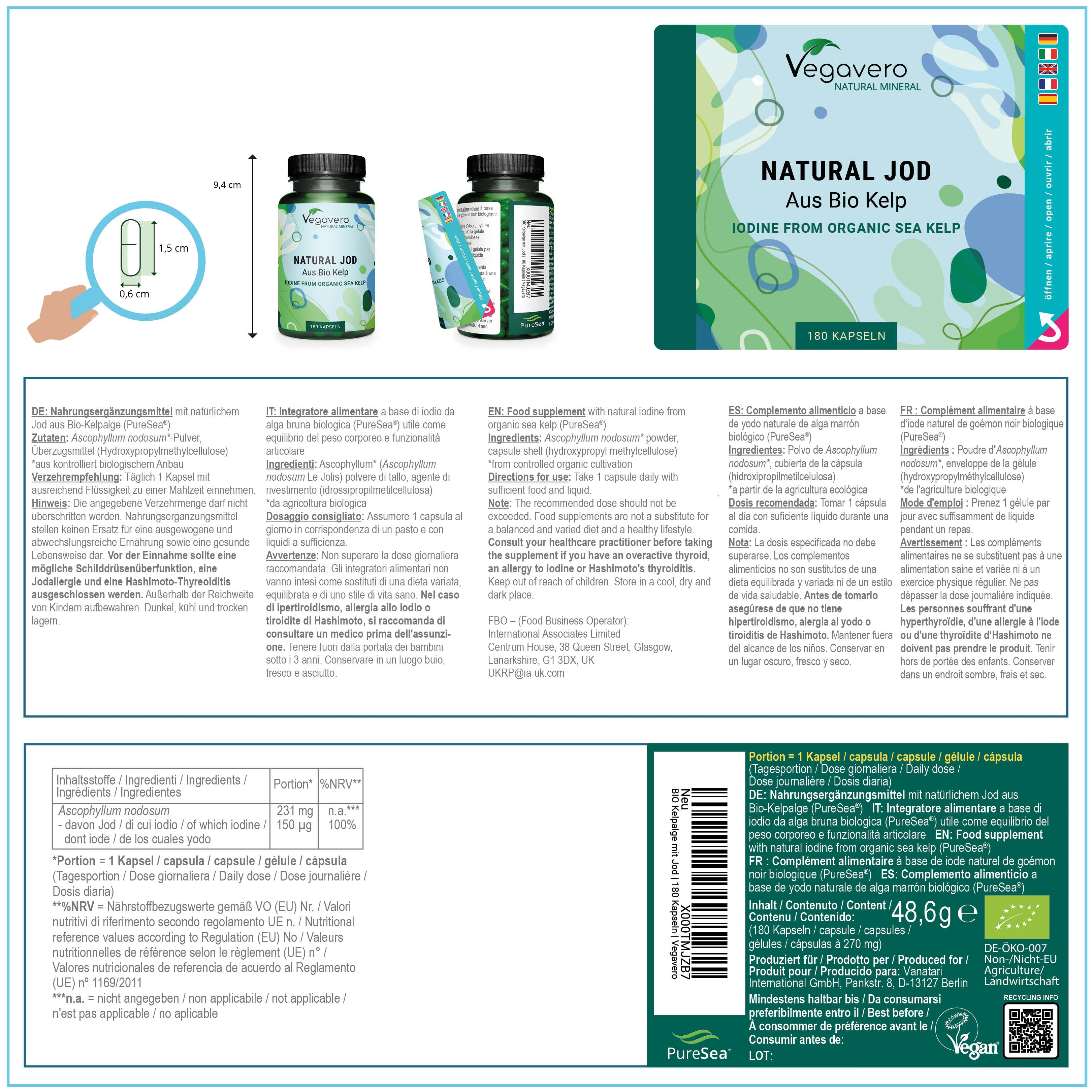 Iode Naturelle Gélules Bio