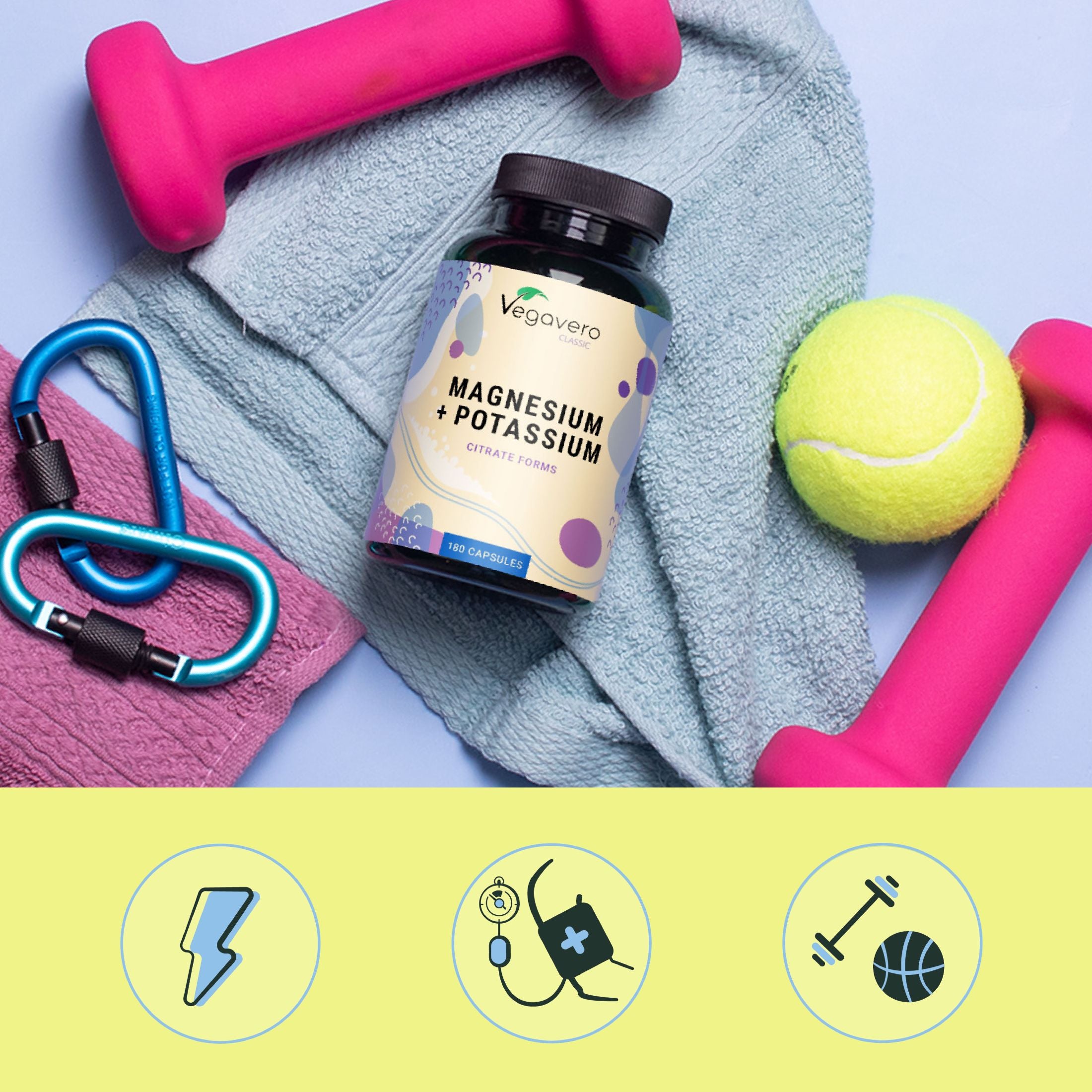 Magnésium + Potassium Gélules