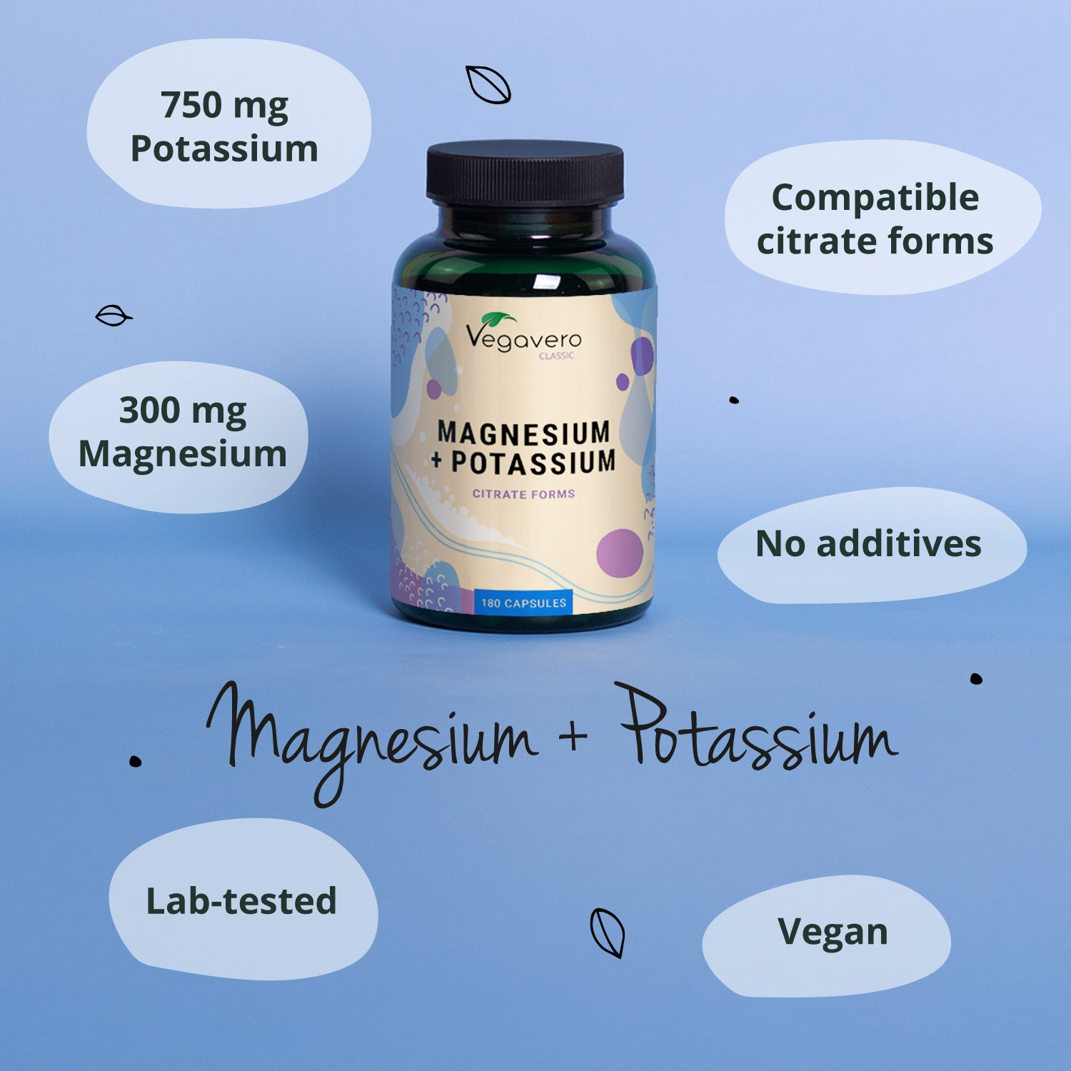 Magnésium + Potassium Gélules