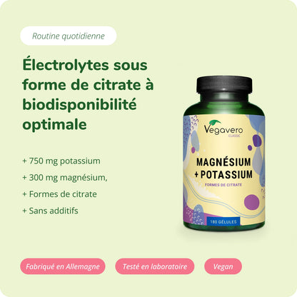 Magnésium + Potassium Gélules