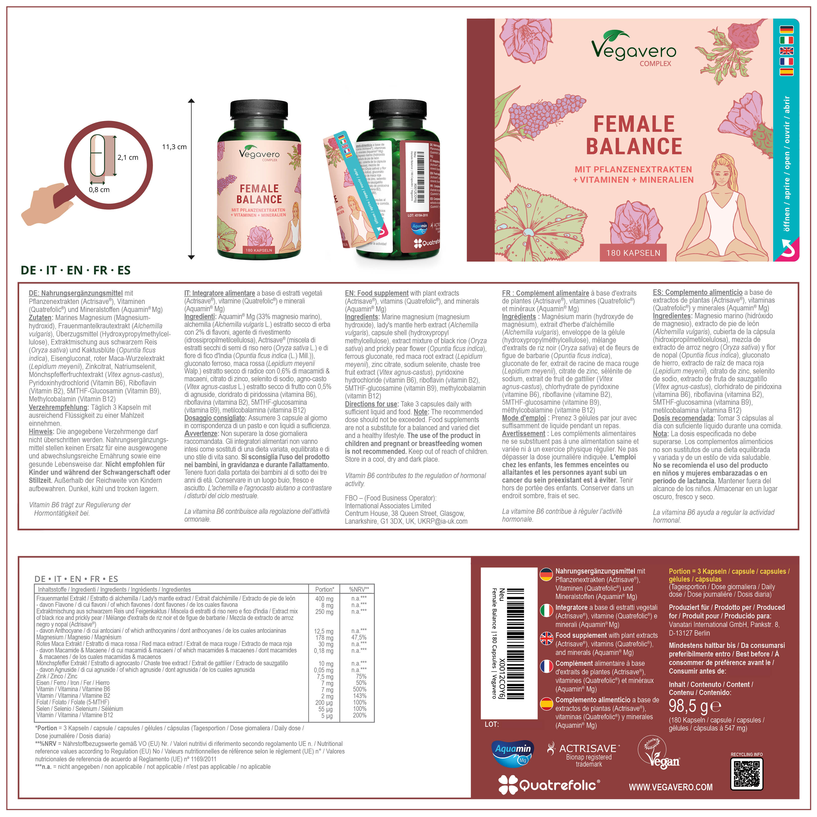 Female Balance Complex Gélules