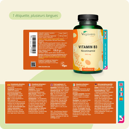 Vitamine B3 (Nicotinamide) Gélules