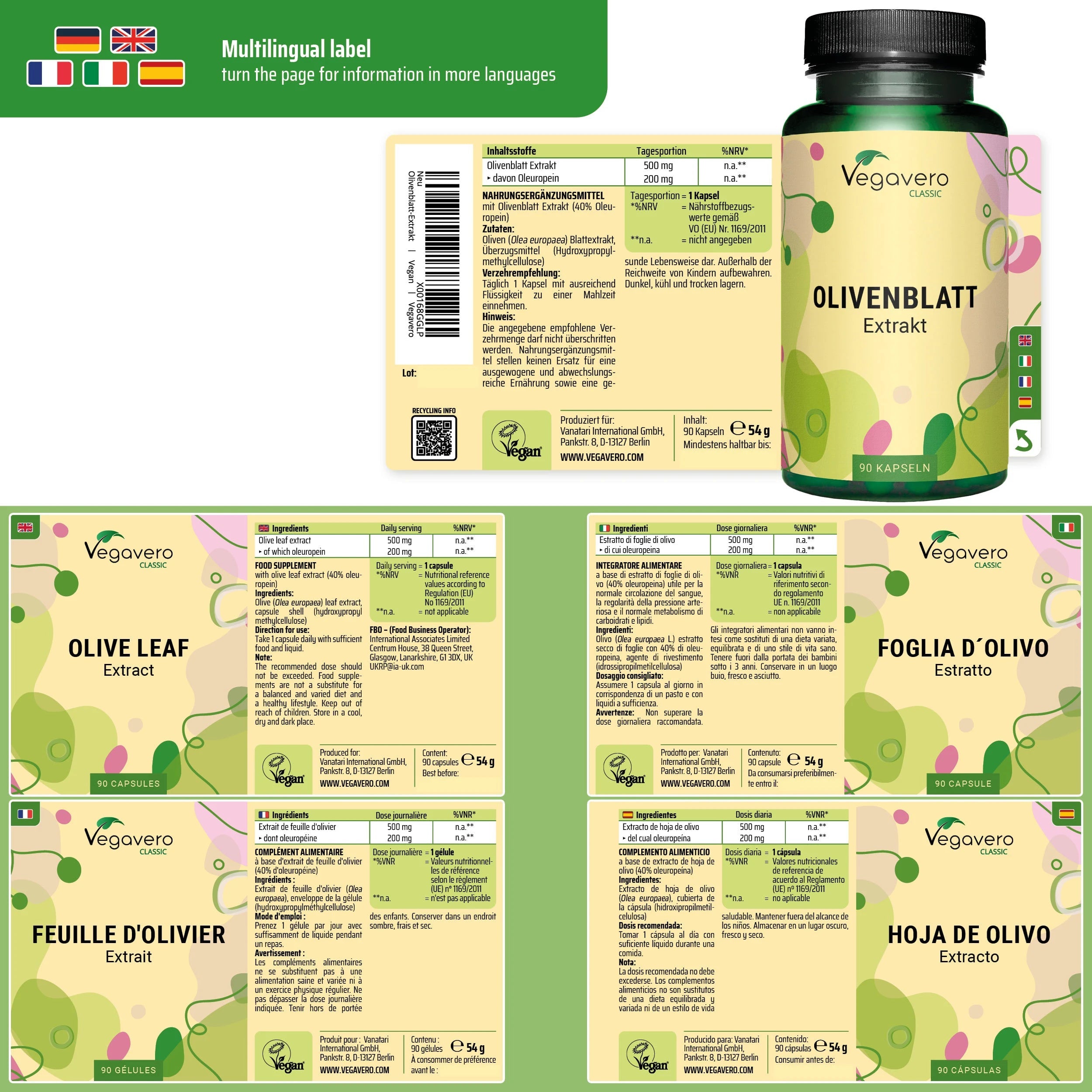 Feuille d’Olive Extrait Gélules