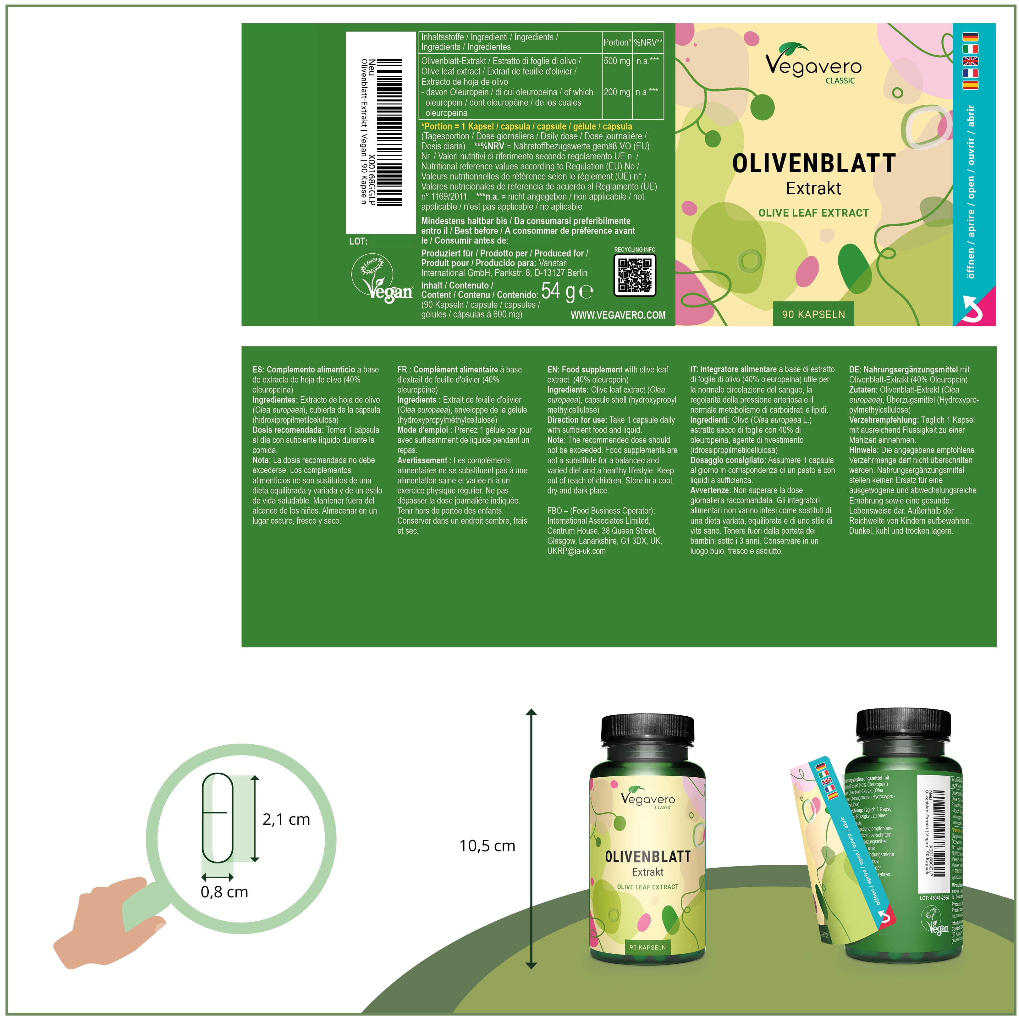 Feuille d’Olive Extrait Gélules
