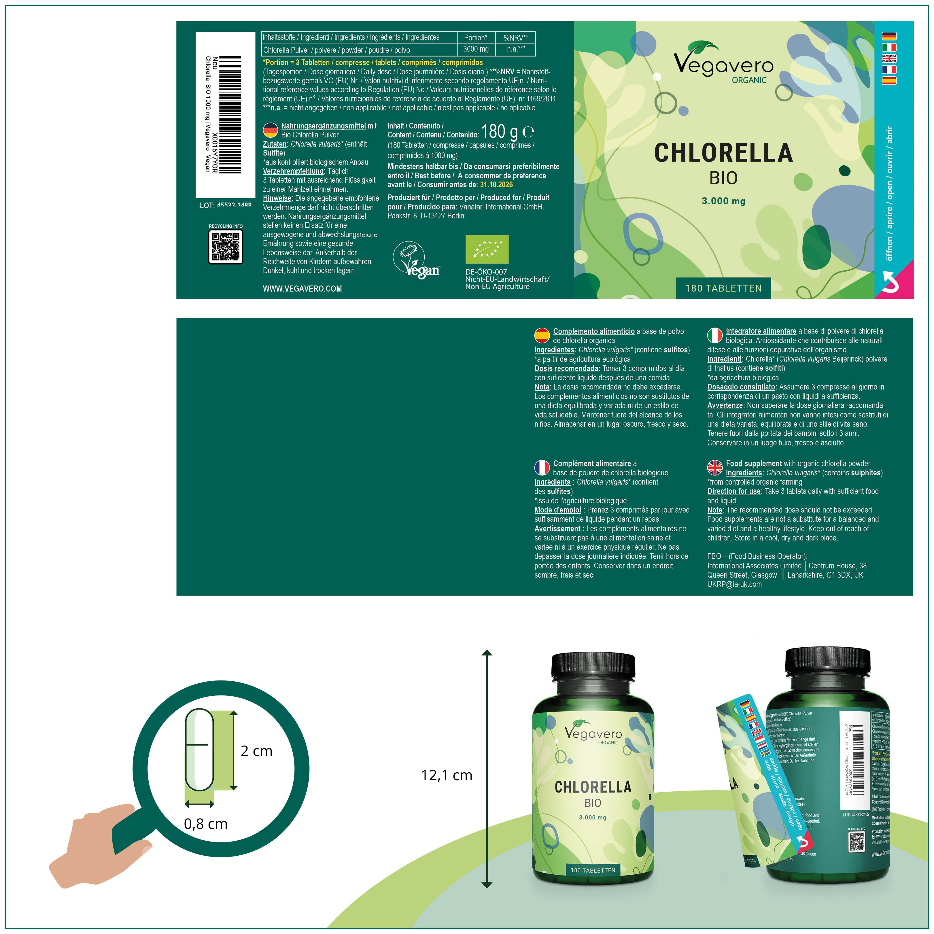Chlorella Gélules Bio