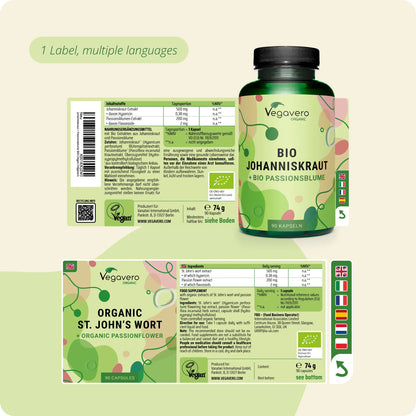 Millepertuis + Passiflore Gélules Bio