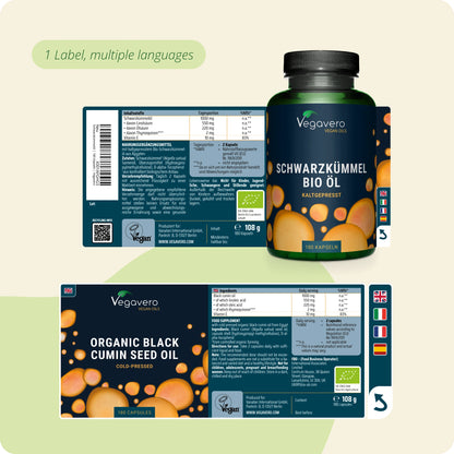 Huile de Graines de Cumin Noir Gélules Bio