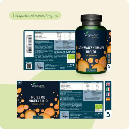 Huile de Graines de Cumin Noir Gélules Bio