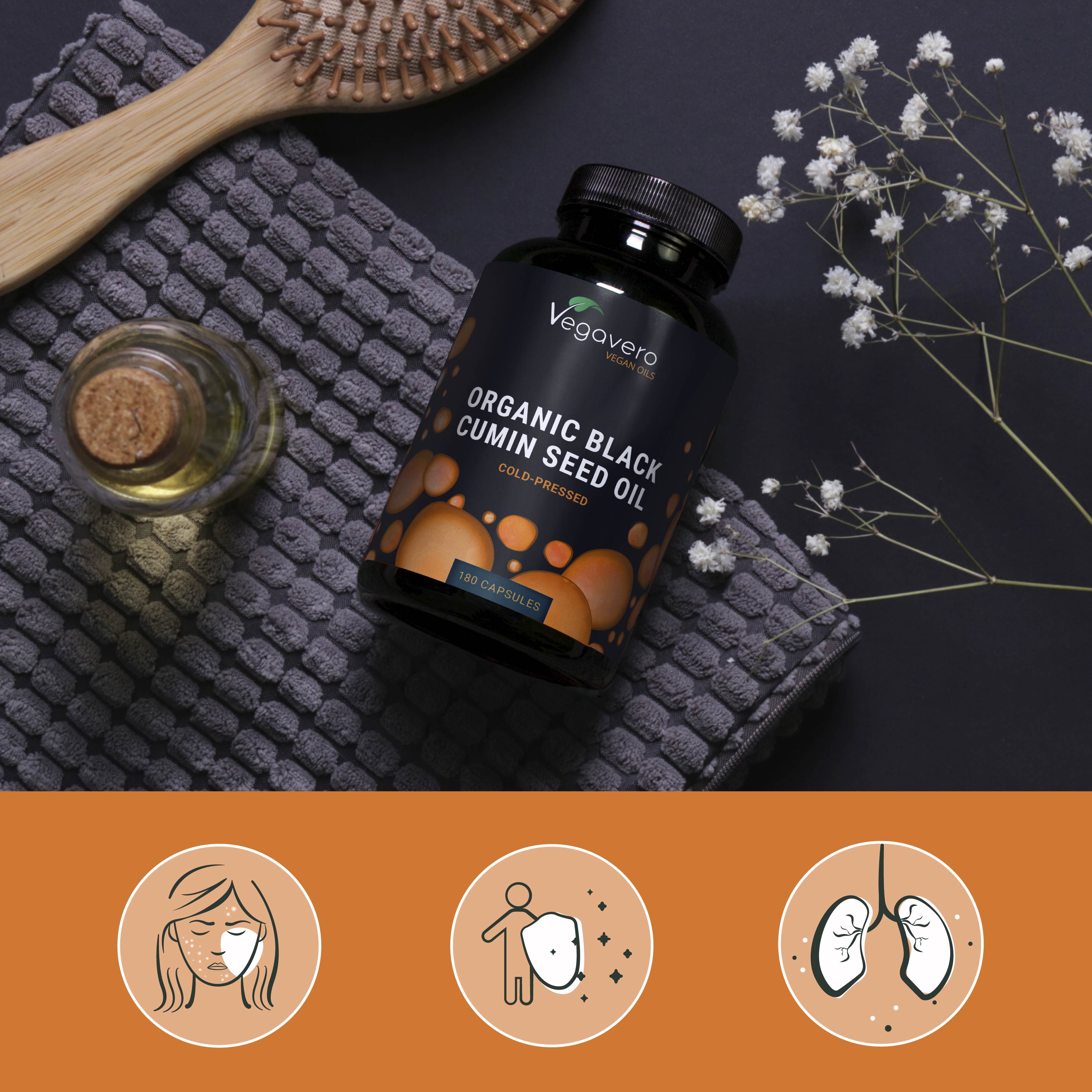 Huile de Graines de Cumin Noir Gélules Bio