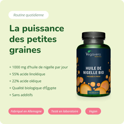 Huile de Graines de Cumin Noir Gélules Bio