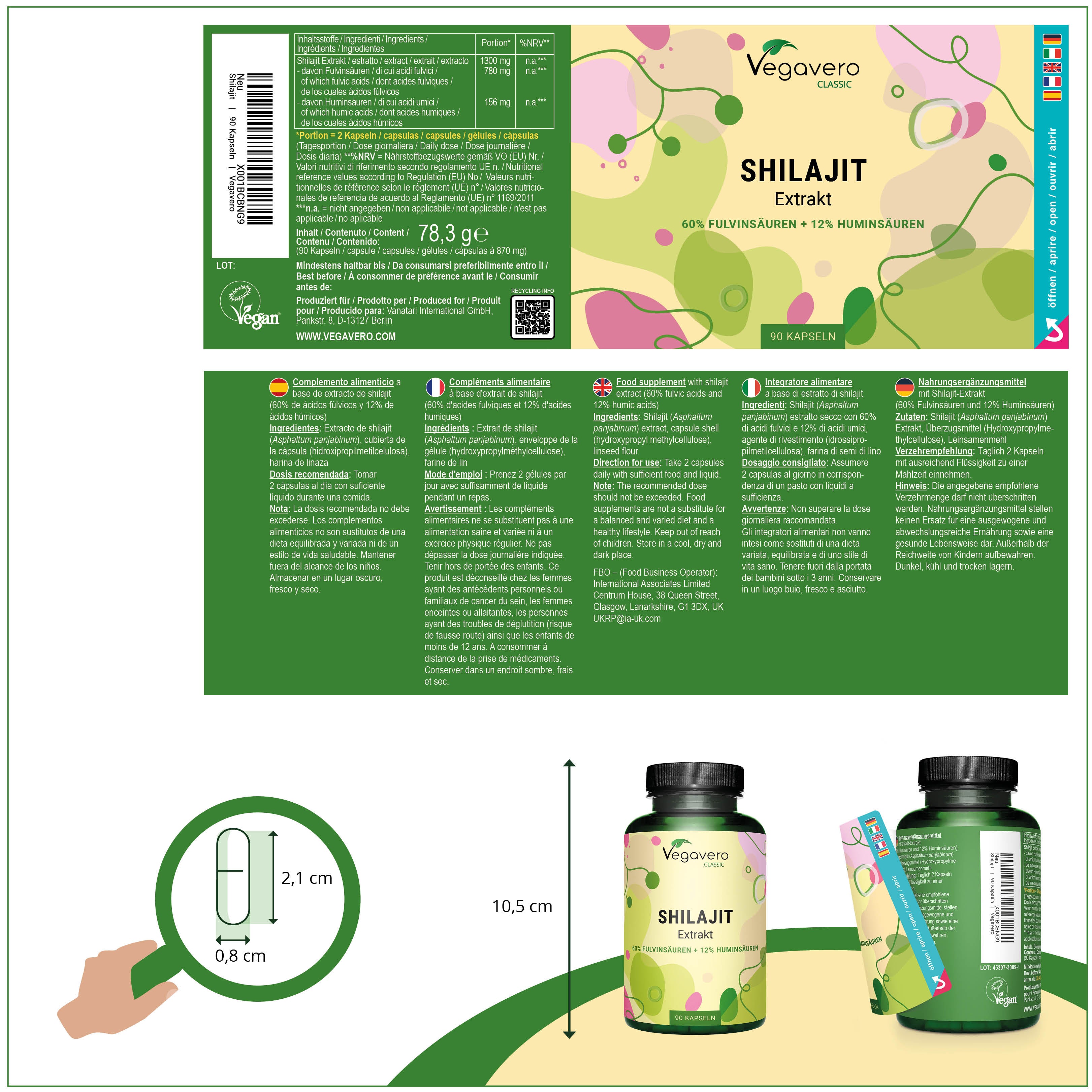 Shilajit Extrait Gélules