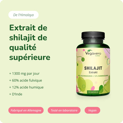 Shilajit Extrait Gélules